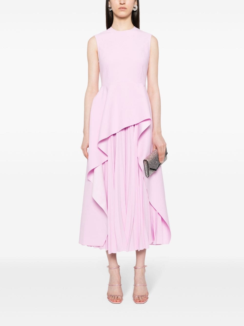 The Severny peplum midi dress - 2