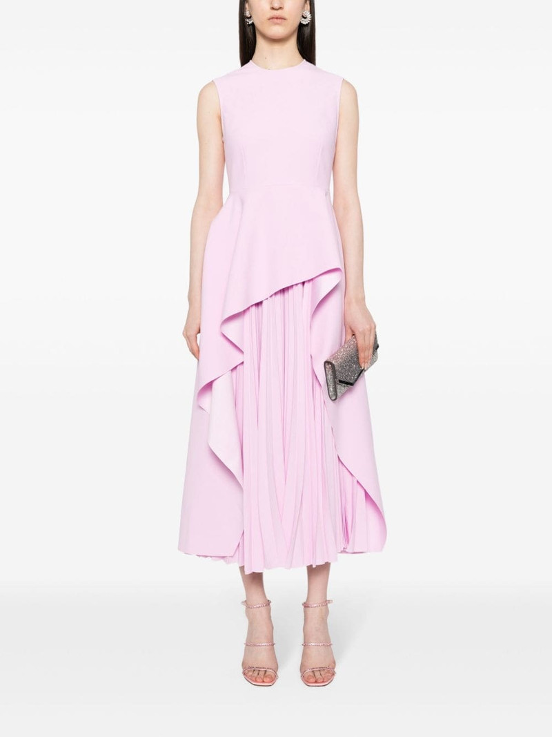 SOLACE LONDON The Severny peplum midi dress outlook
