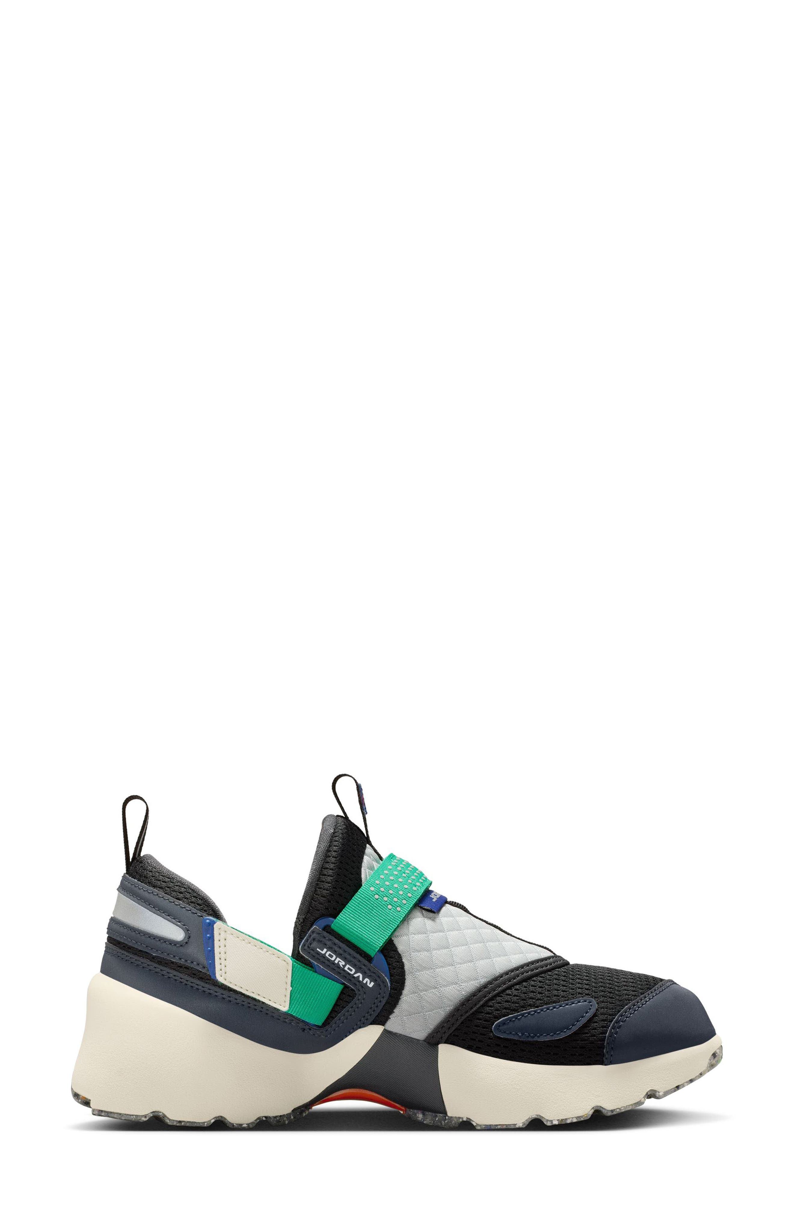 Jordan Trunner LX Sneaker in Black/White/Milk/Orange at Nordstrom - 6
