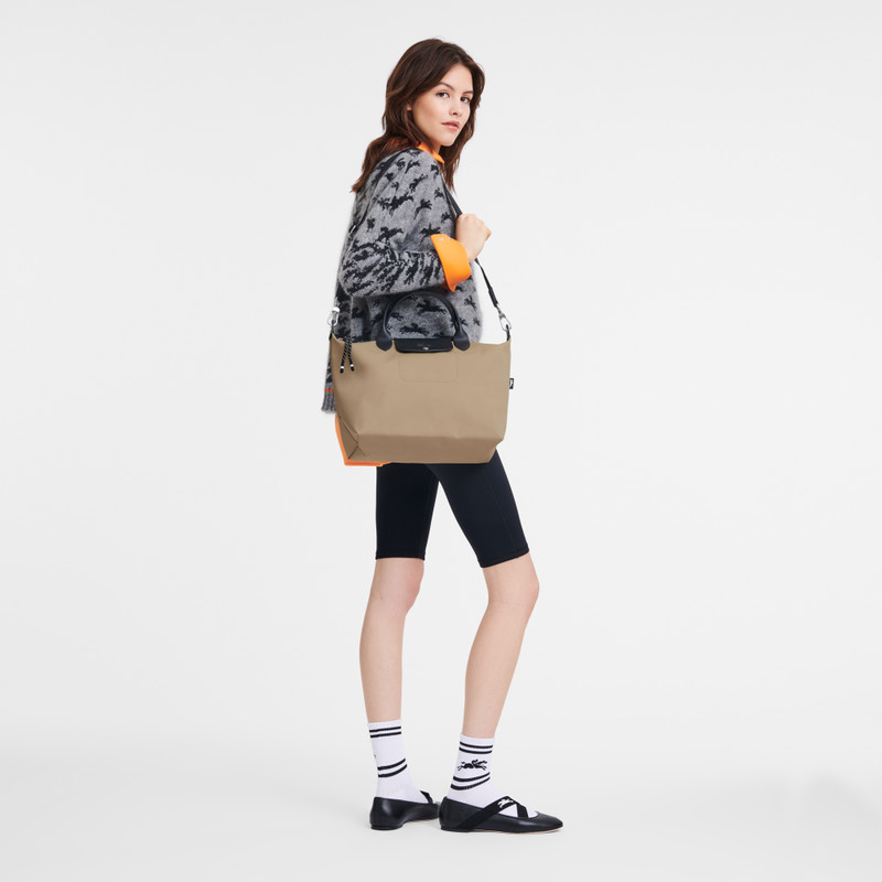 Longchamp Le Pliage Energy L Handbag Clay - Recycled canvas outlook