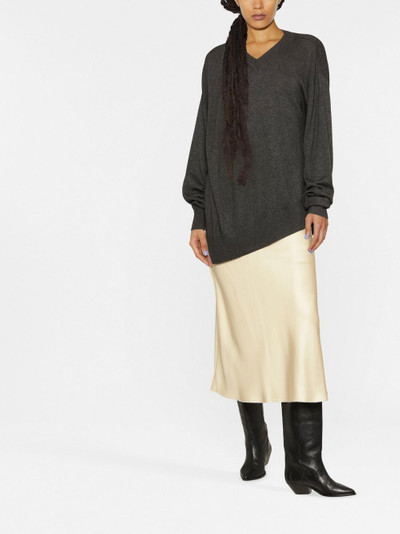 Isabel Marant V-neck asymmetric jumper outlook