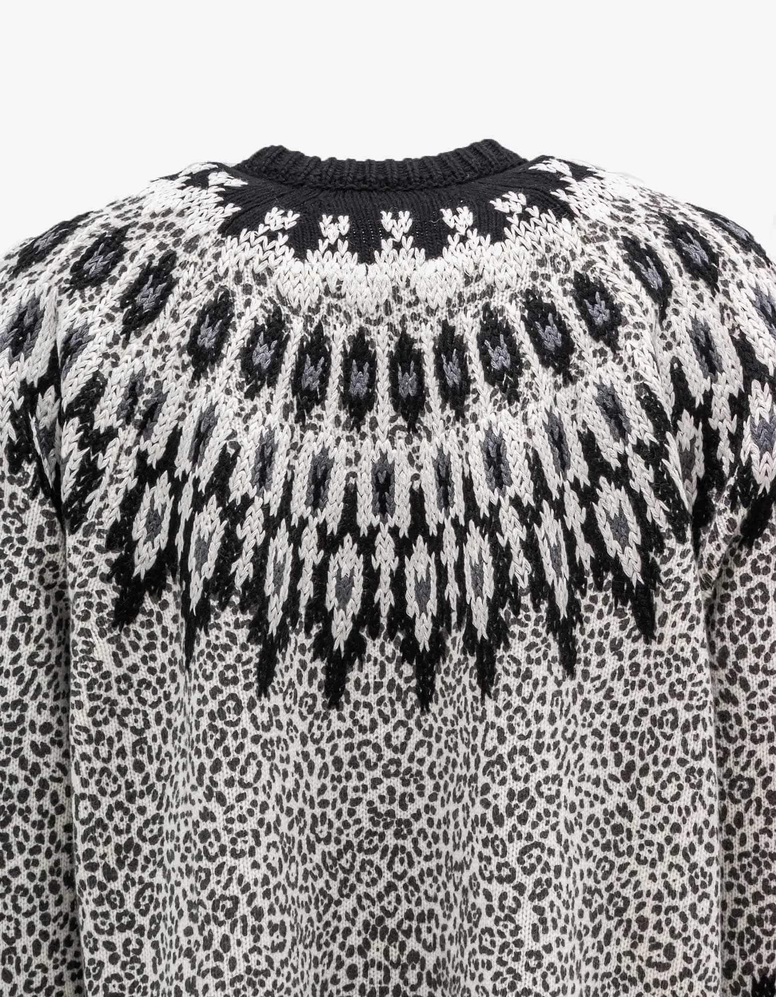 Valentino Animalier Graphic Wool Sweater - 4