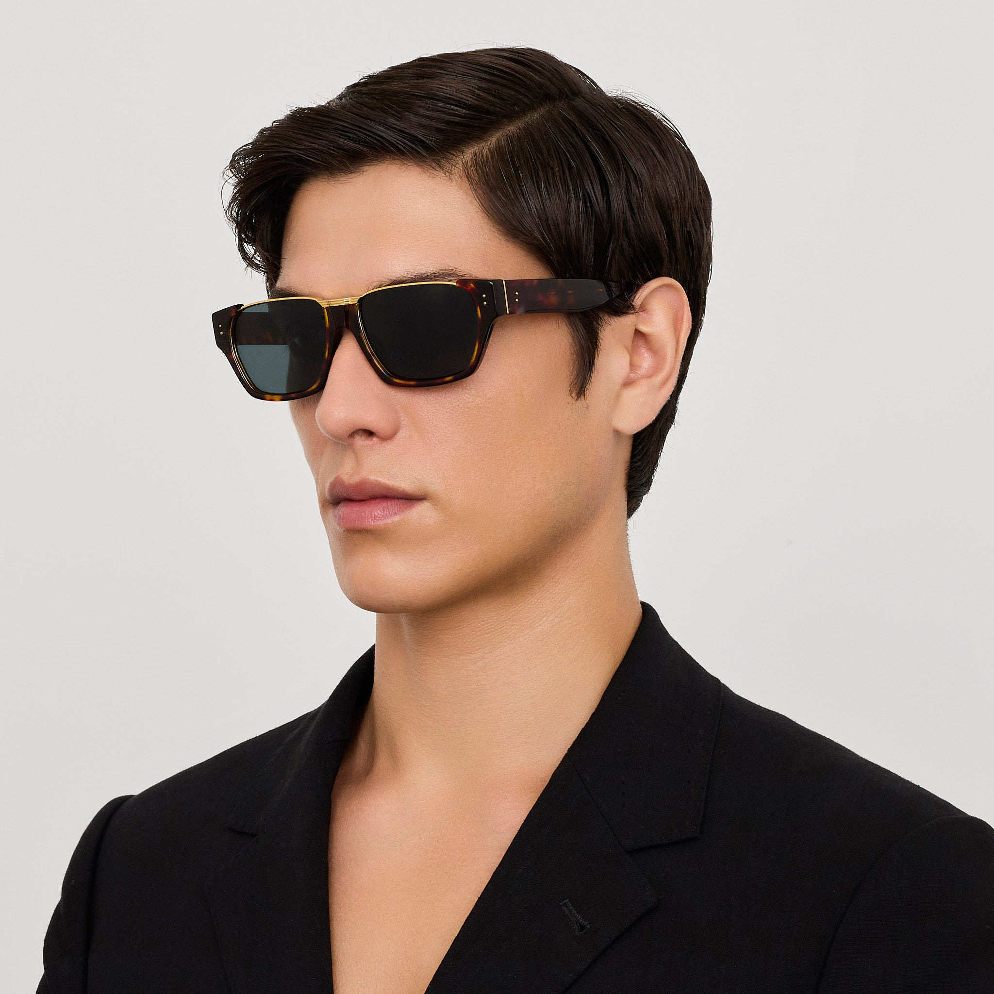 Marcel Sunglasses in Dark Tortoiseshell - 5