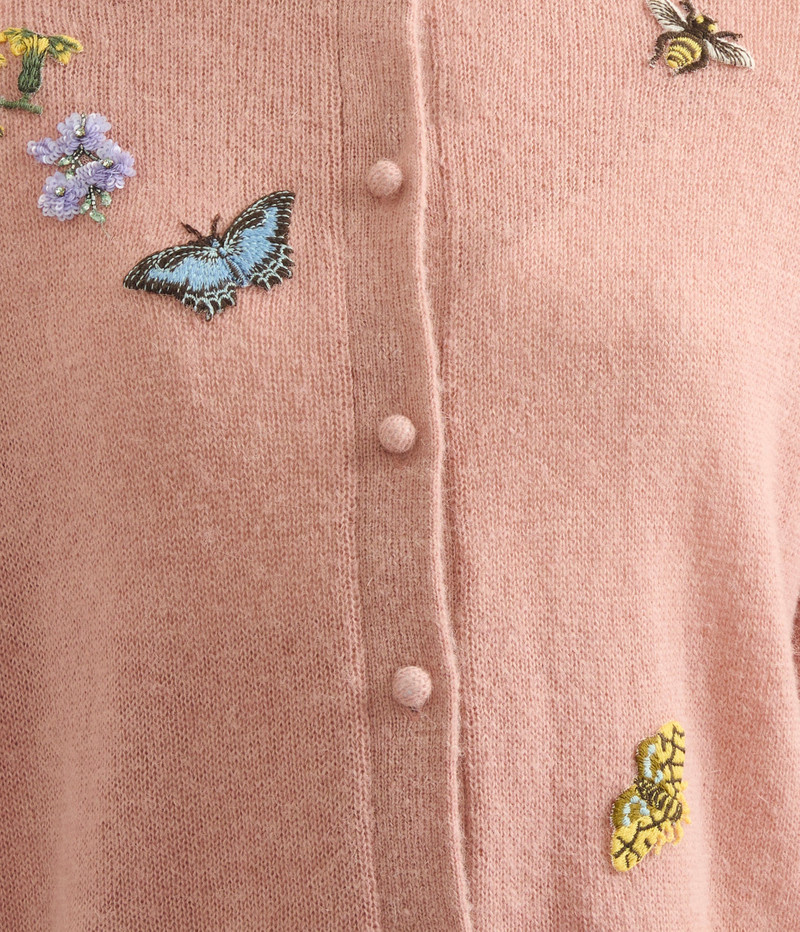 EMBELLISHED CREW NECK CARDIGAN 6