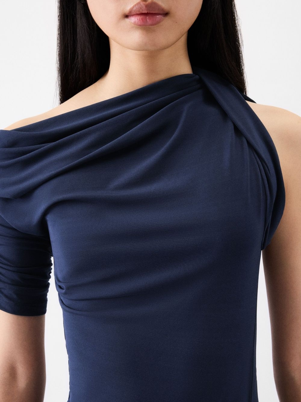 one-shoulder mini dress - 5