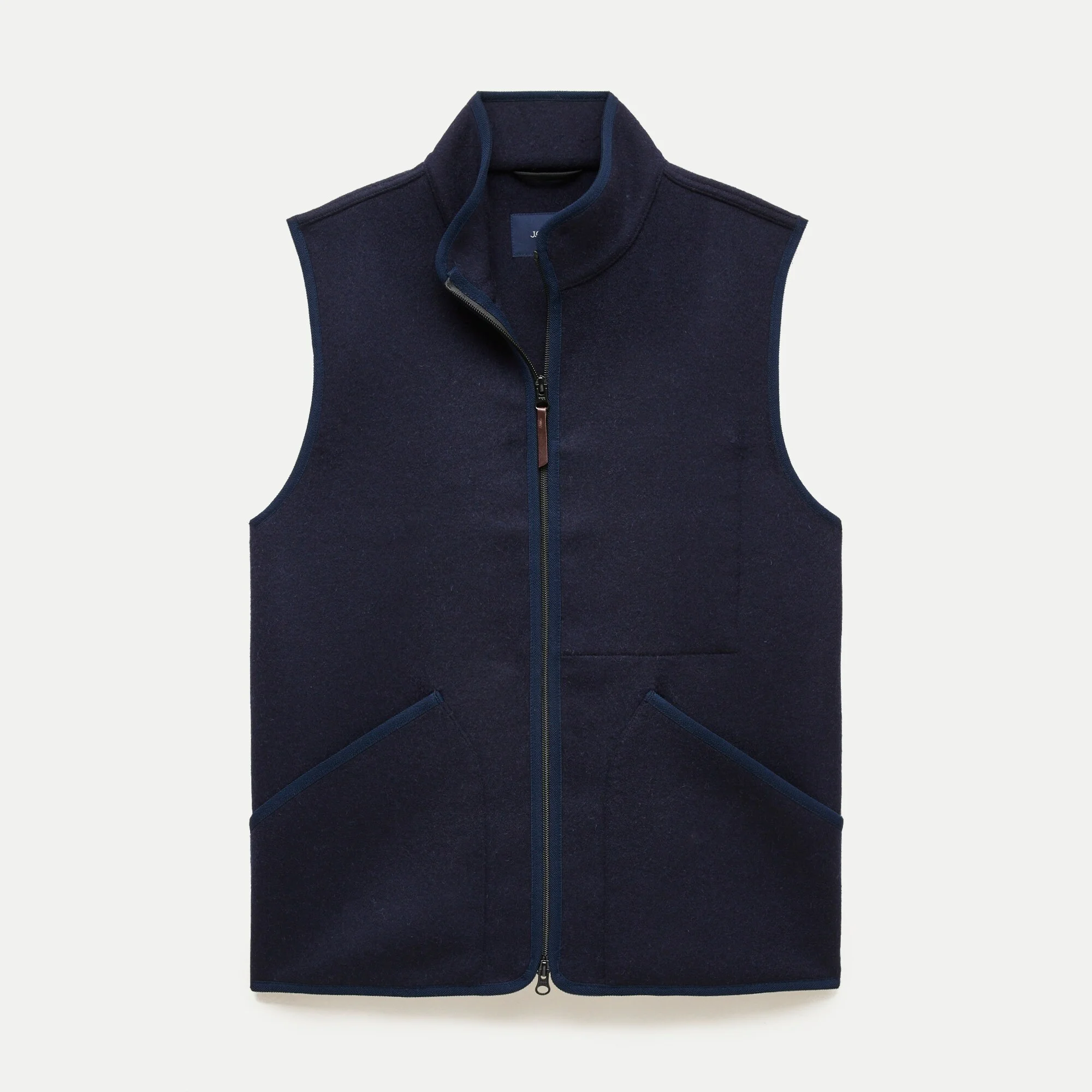 Wool-blend work vest - 1