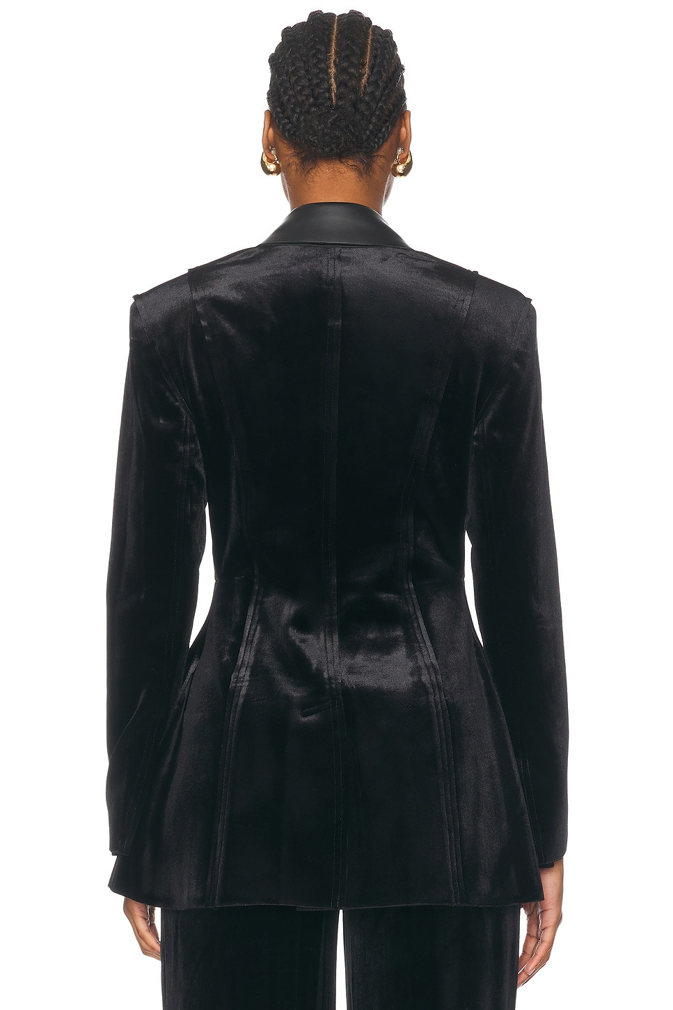 Single Breasted Boyfriend Fit Riding Jacket - 3
