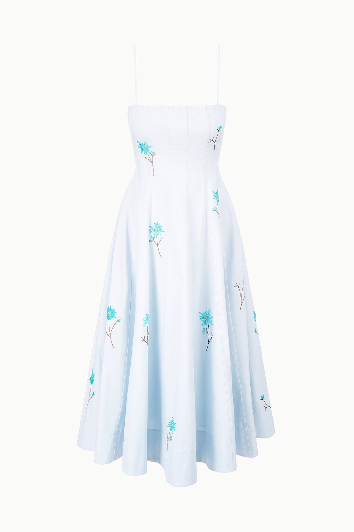 STAUD WYLIE DRESS DANDELION SKY - 1