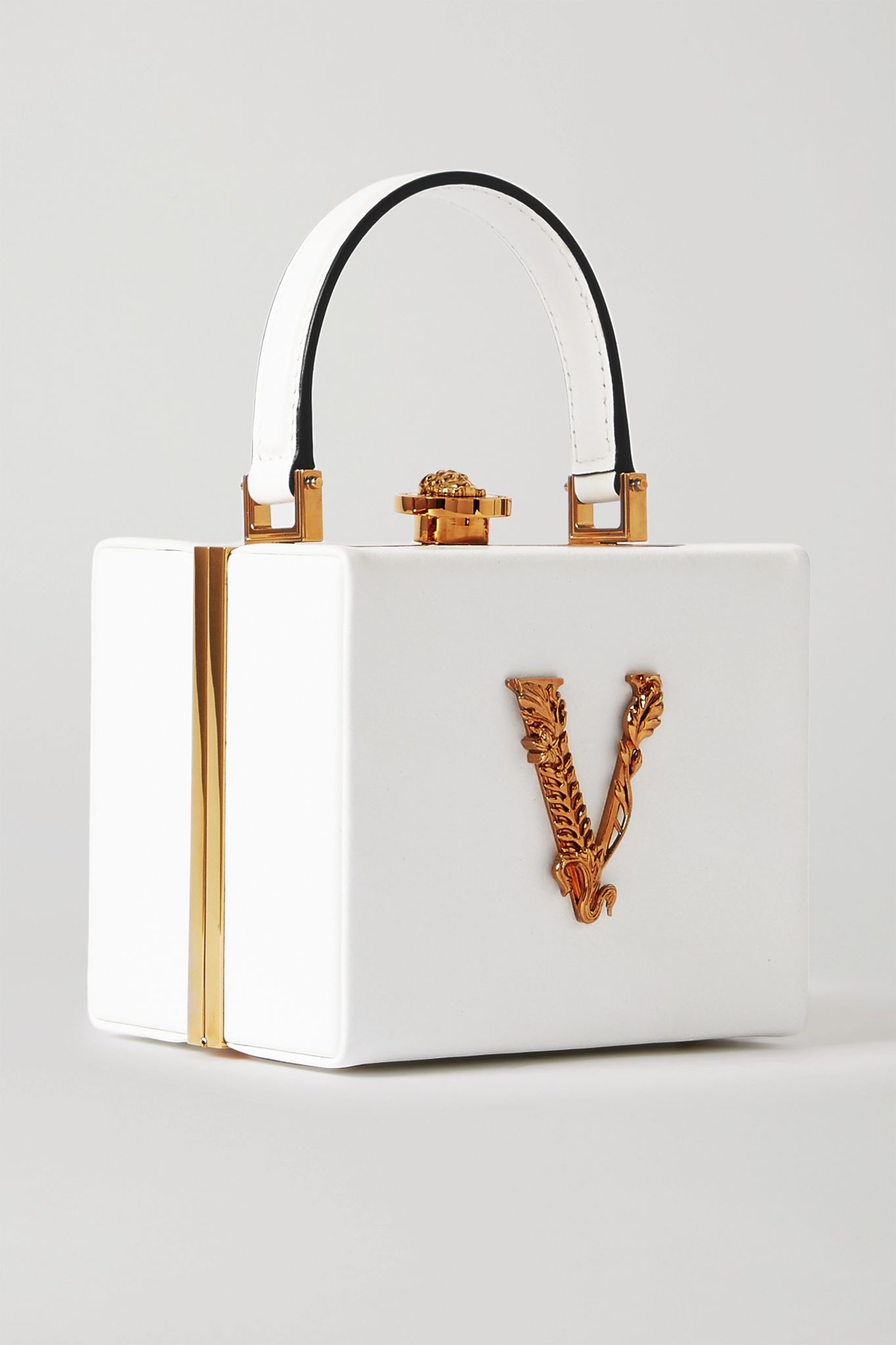 Virtus embellished leather tote - 1