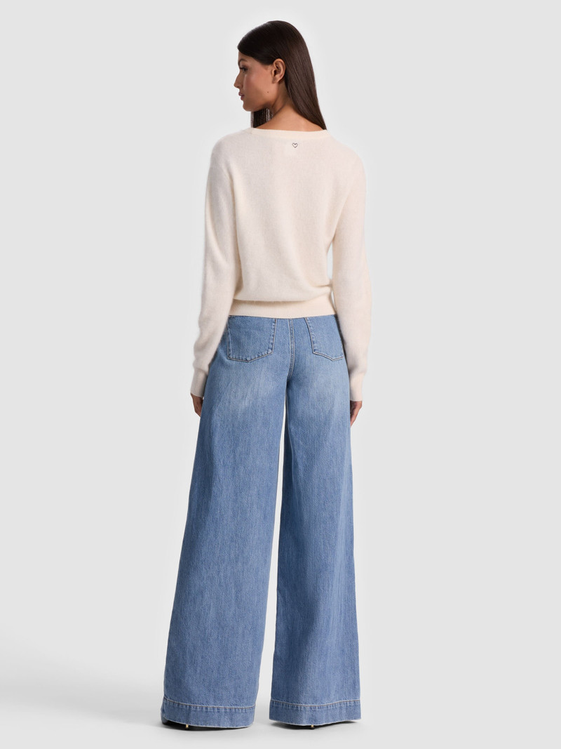 Alice + Olivia CAROLEE CASHMERE PULLOVER outlook