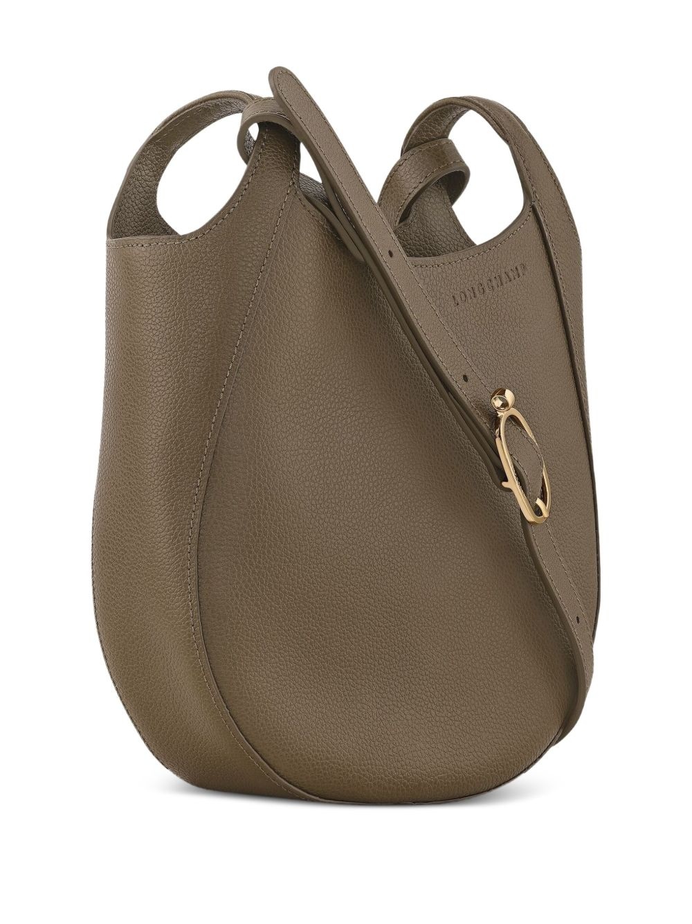 small Le Foulonné grained leather cross body bag - 4