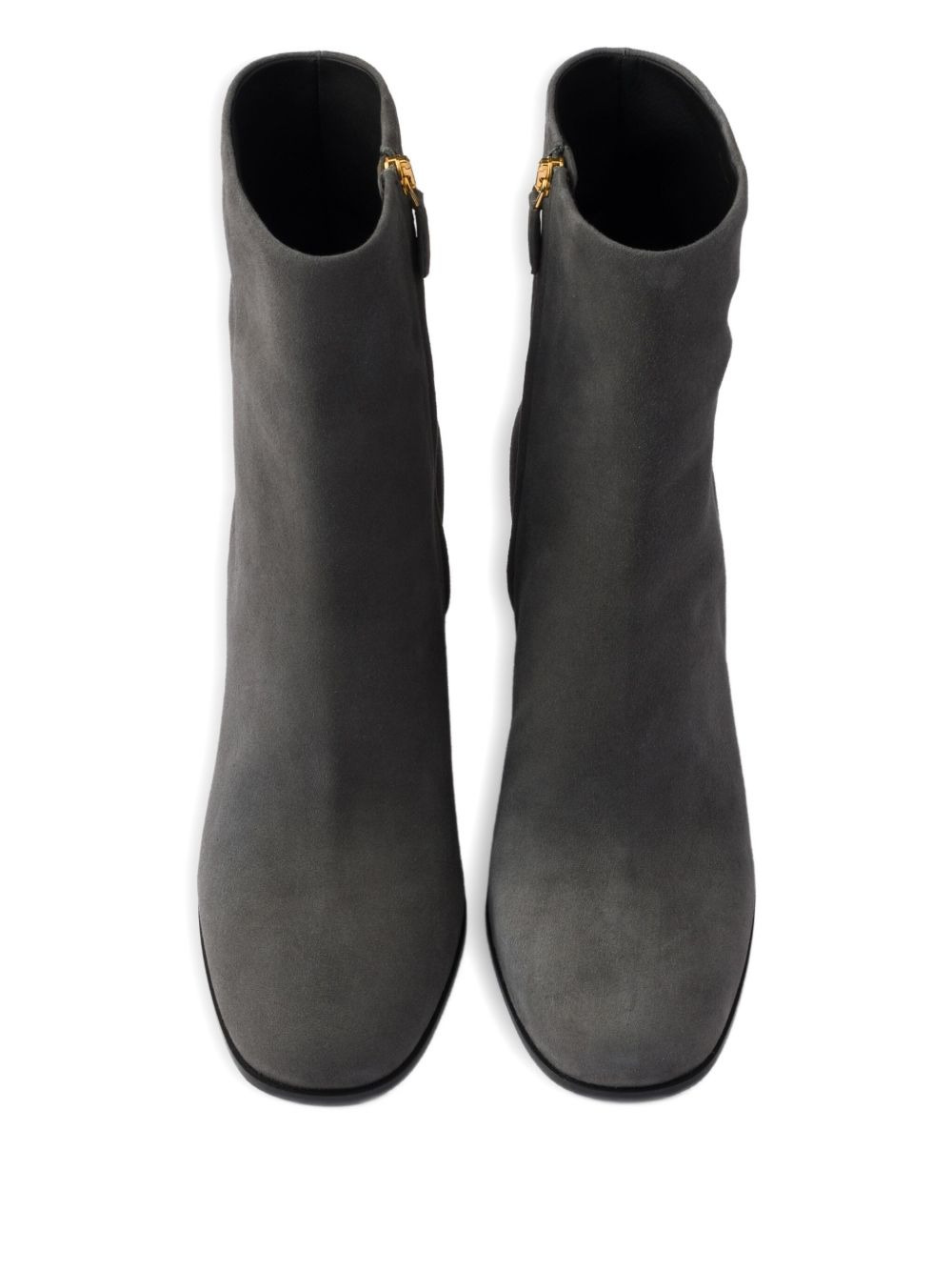 85mm suede block-heel boots - 4