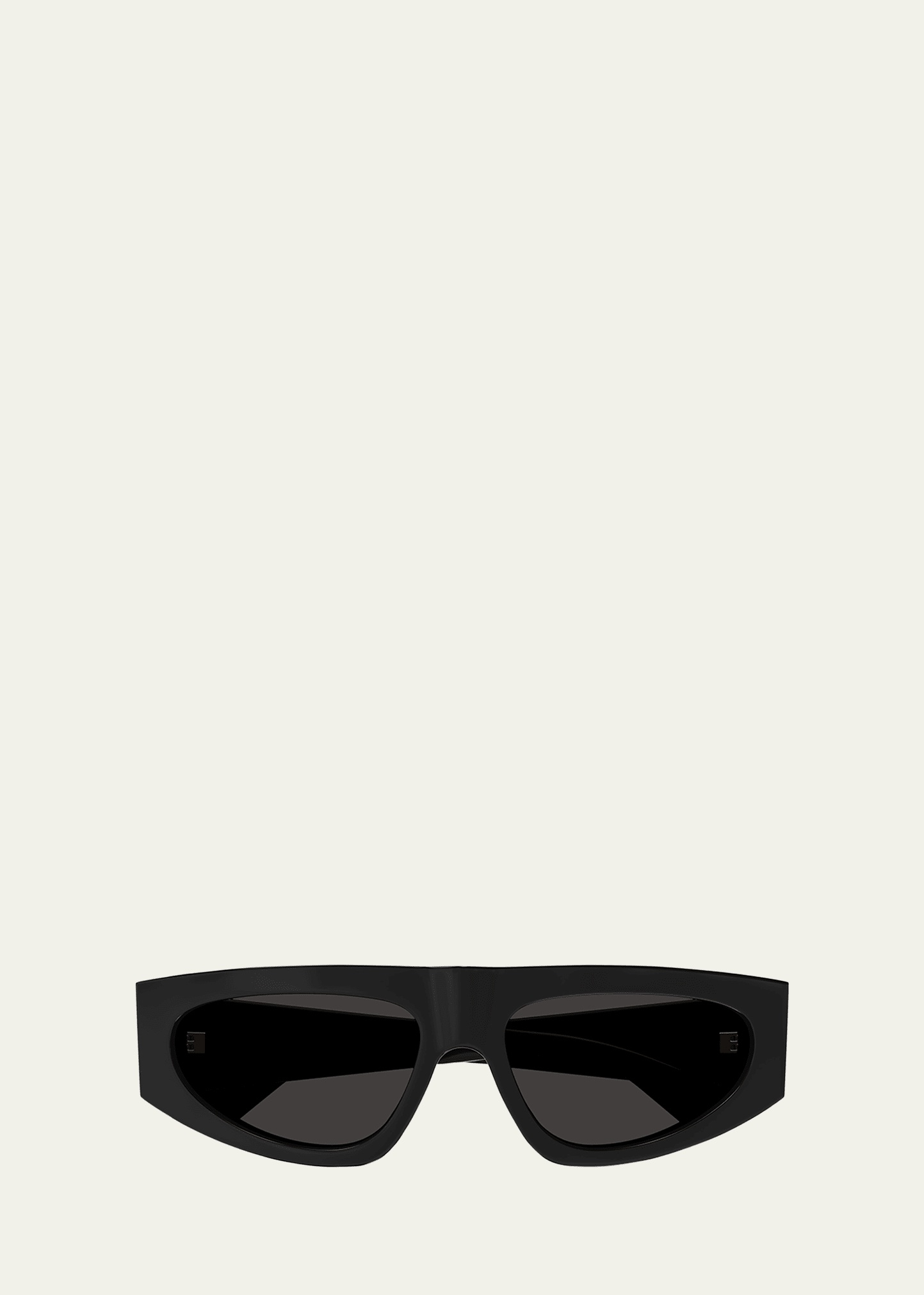 Engraved Logo Acetate Rectangle Sunglasses - 1