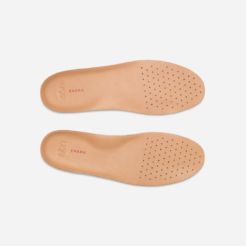 ® Men's Premium Leather Insole in Brown/ 1