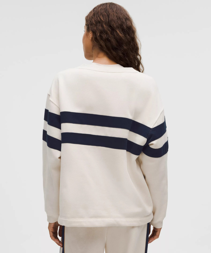 Women's Steady State Oversized Pullover *Stripe 3