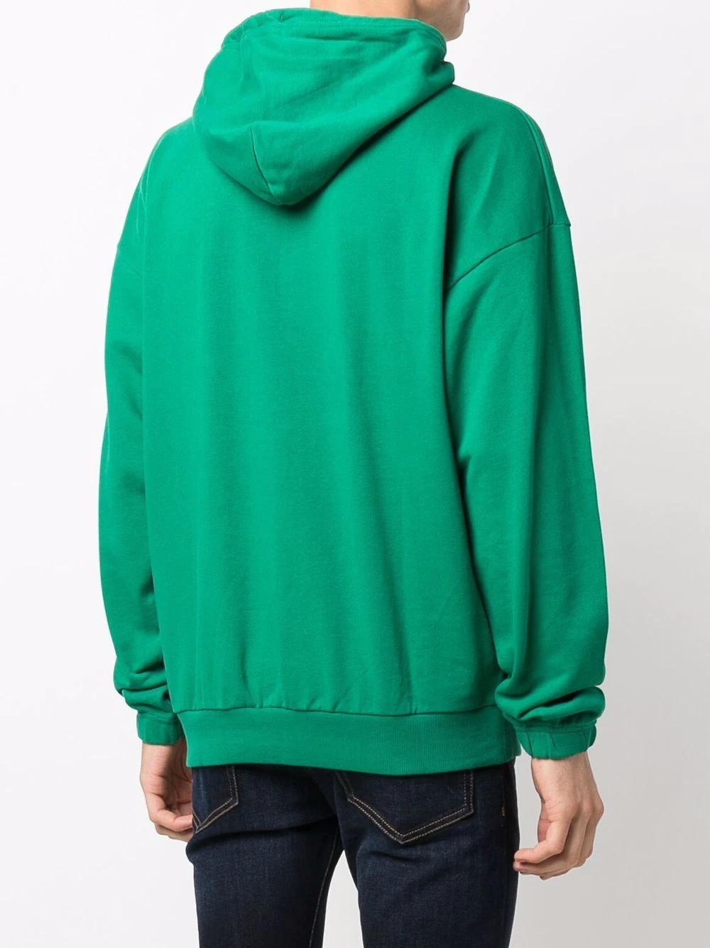 drawstring hood cotton hoodie - 4