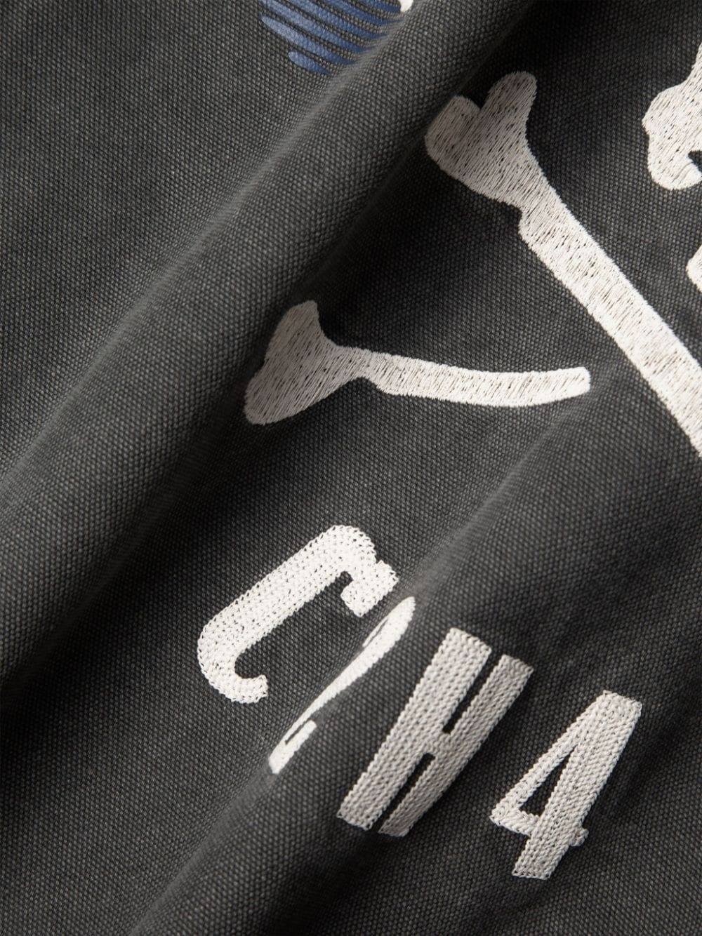 logo-print bomber jacket - 7
