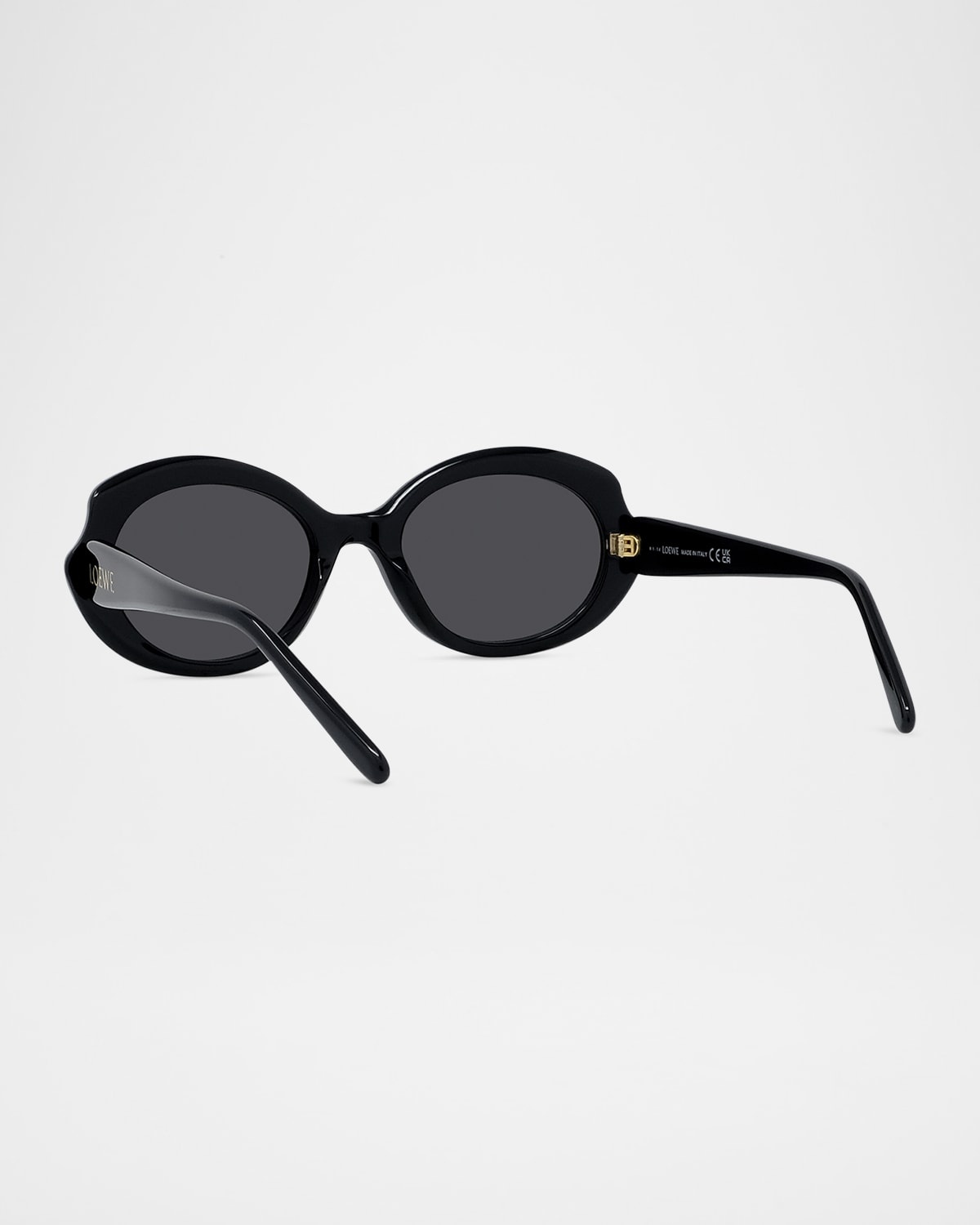 Round Slim Acetate Sunglasses - 2