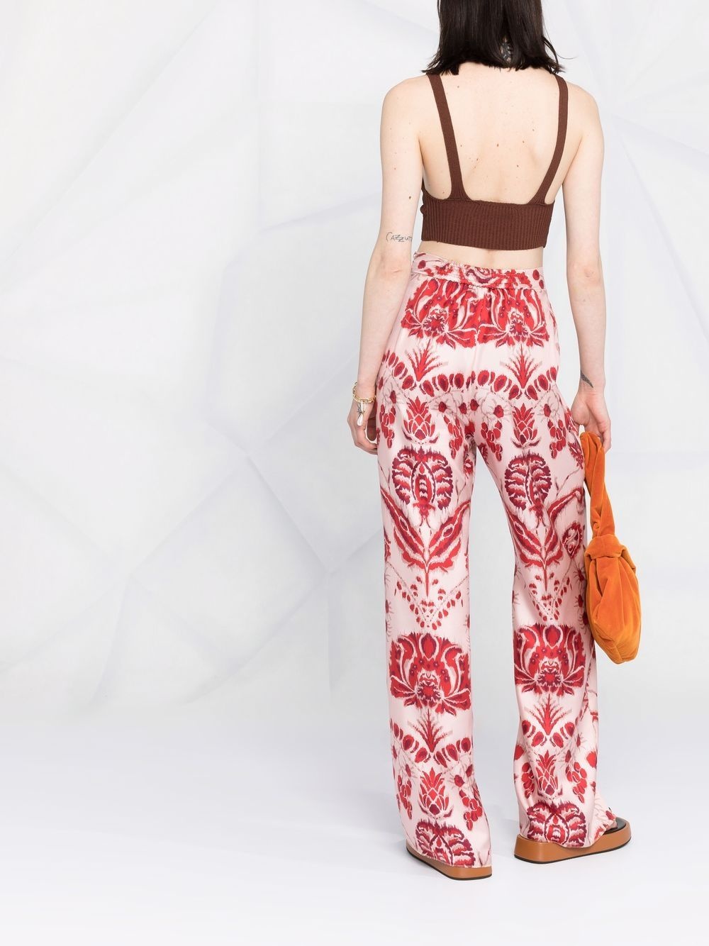 Joan rib-knit crop top - 6