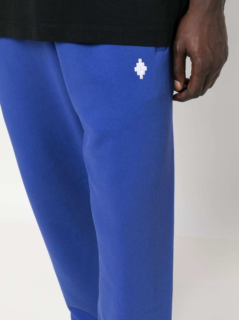 logo-print cotton track pants - 5