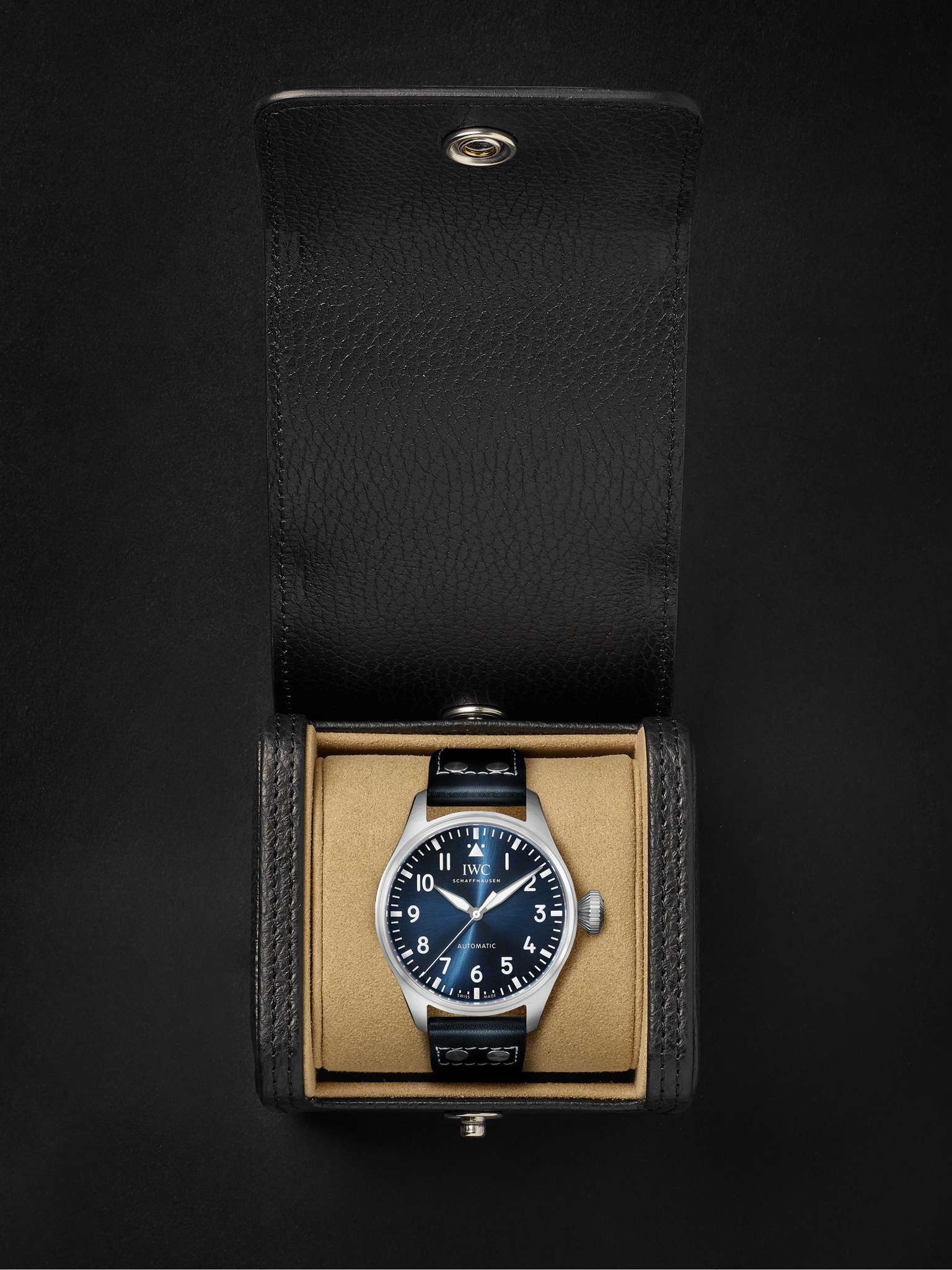 Big Pilot's Automatic 43mm Stainless Steel and Leather Watch, Ref. No. IW329303 - 8
