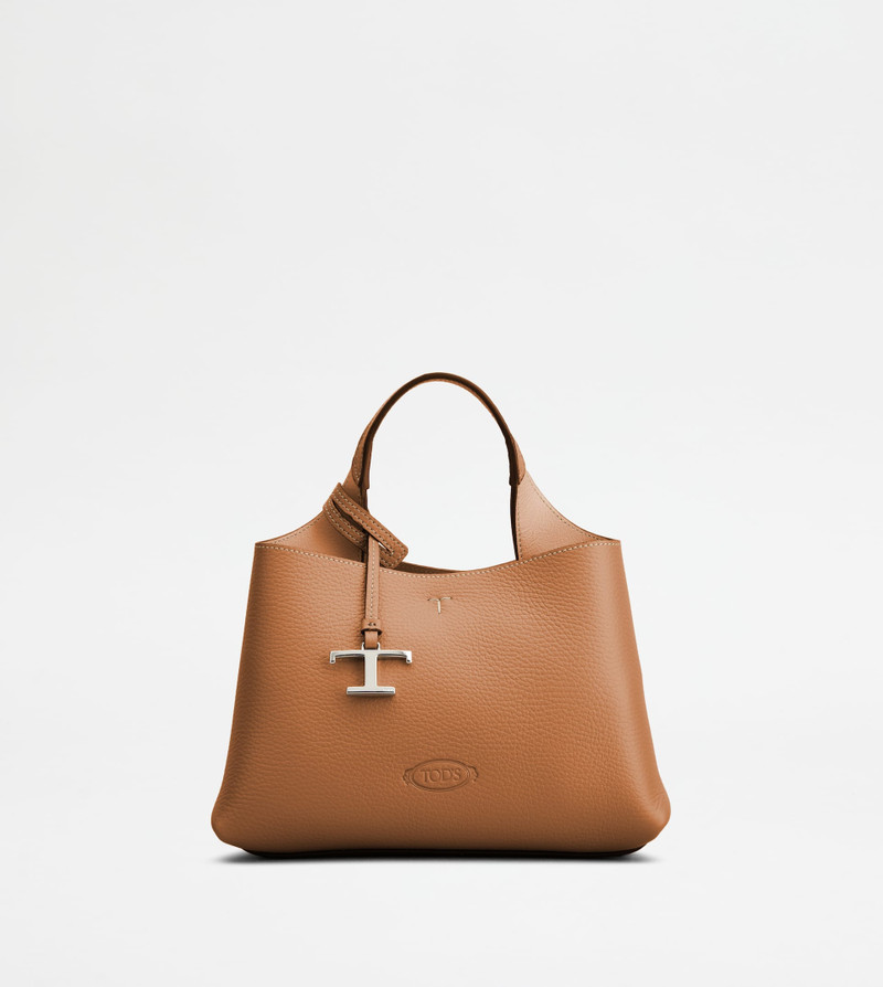 BAG IN LEATHER MICRO - BROWN 1