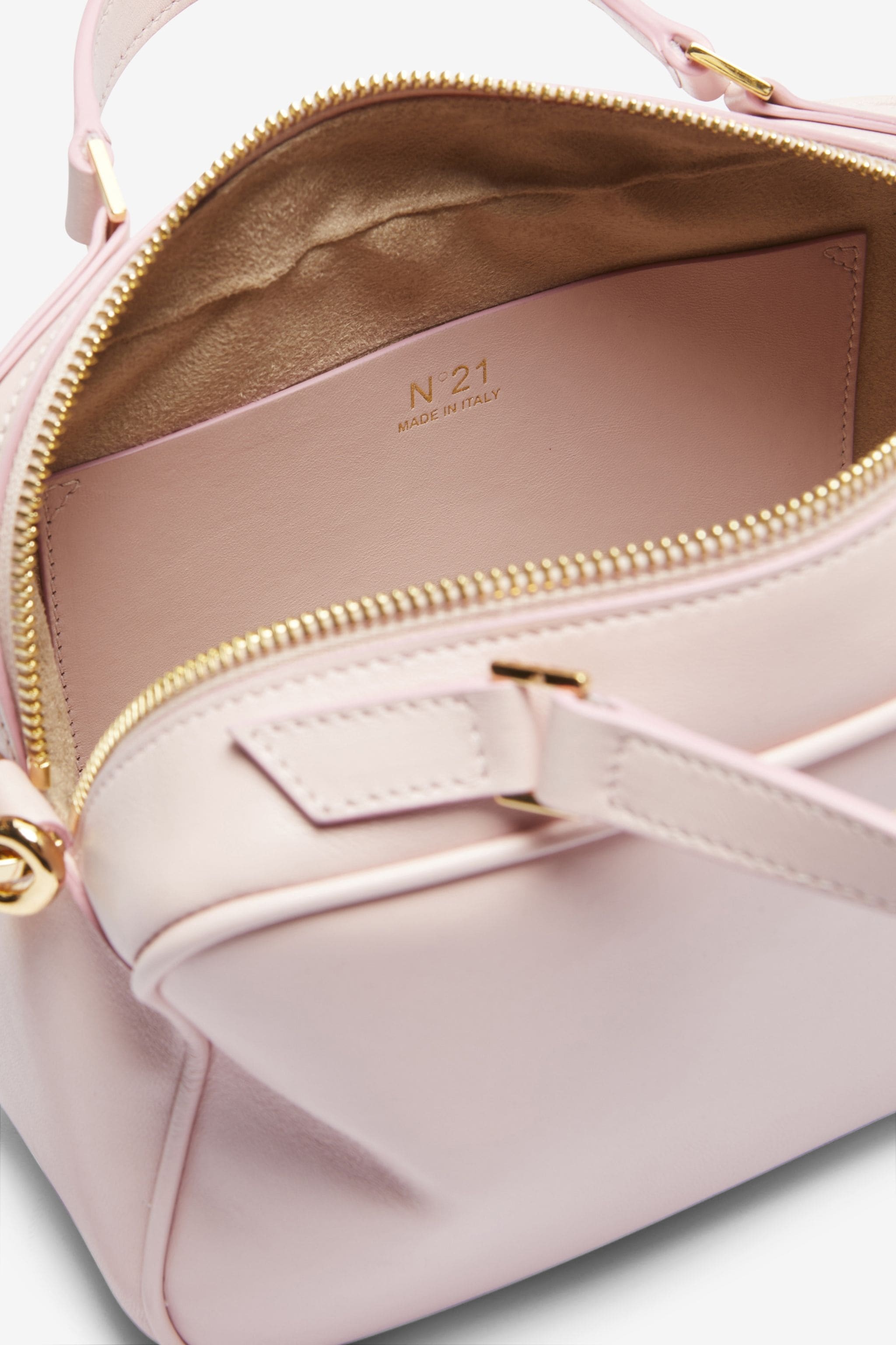 MINI BAULETTO LEATHER SHOULDER BAG - 4