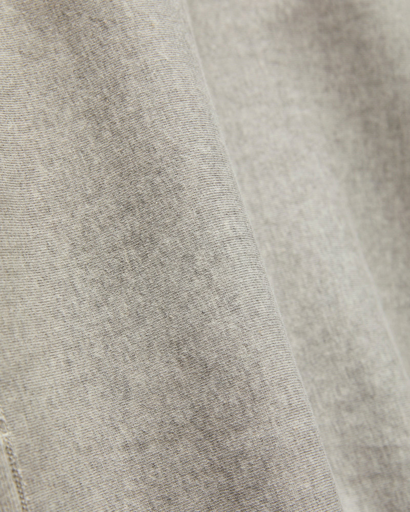 Warehouse & Co. 483 Reverse Weave Loopwheel Crewneck in Heather Grey outlook