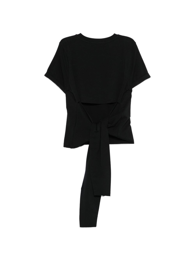 ba&sh cut-out tie-back T-shirt outlook