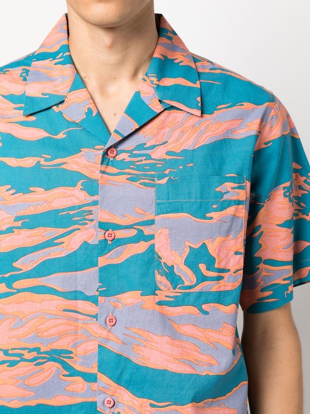 graphic-print camp-collar shirt - 5