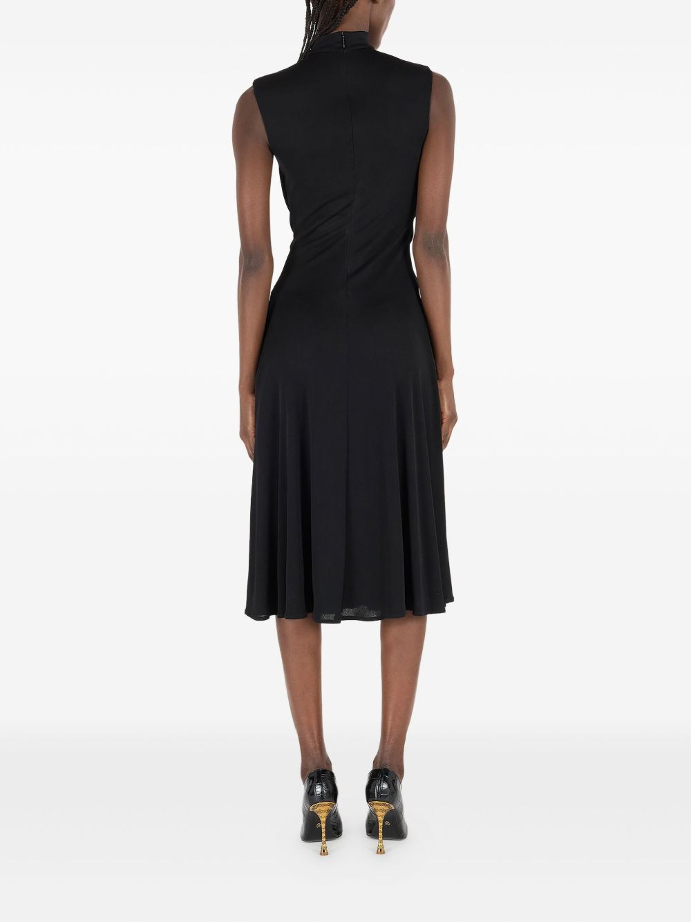 high-neck dress - 4