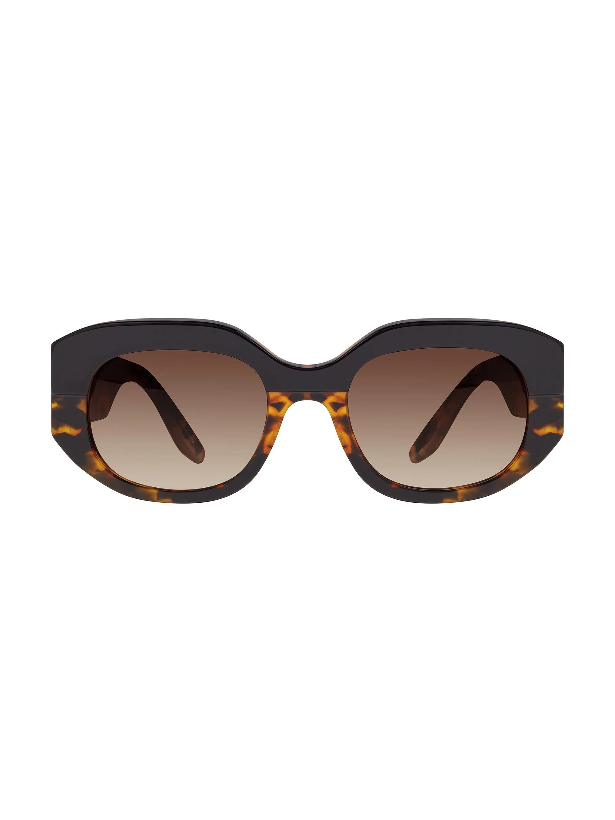 Women's Sueno 51MM Rectangular Sunglasses - Gradient Brown Black Topaz - 1
