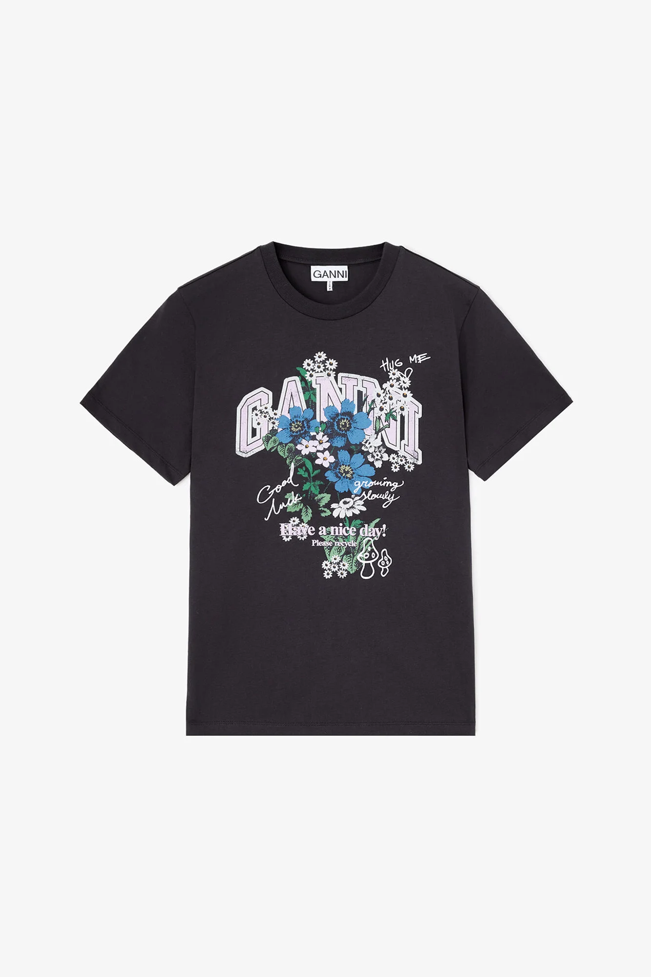 T-SHIRT WITH FLOWERS - 1