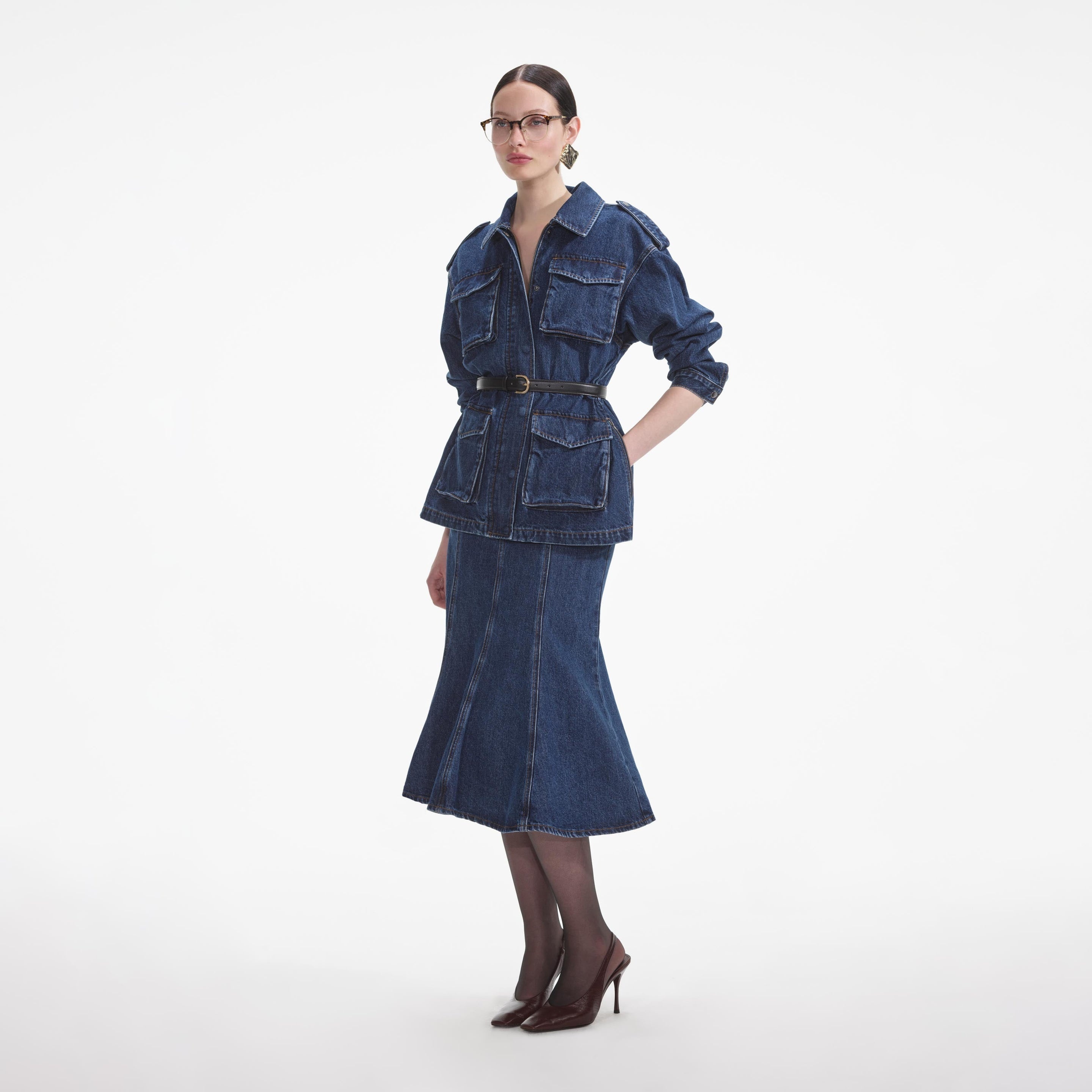 Denim Utility Jacket - 2