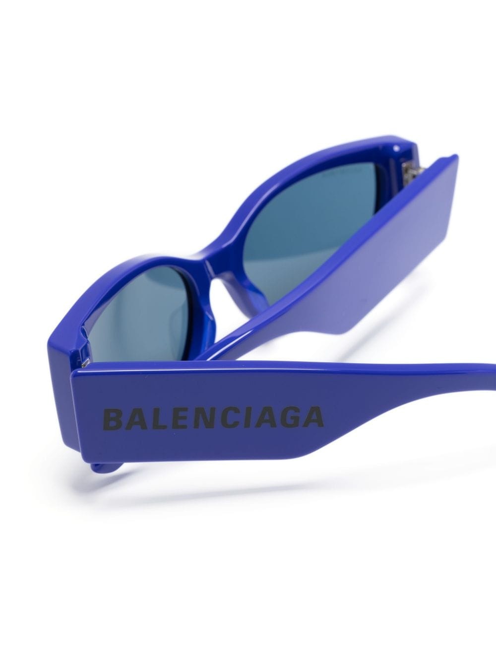 logo print round-frame sunglasses - 3