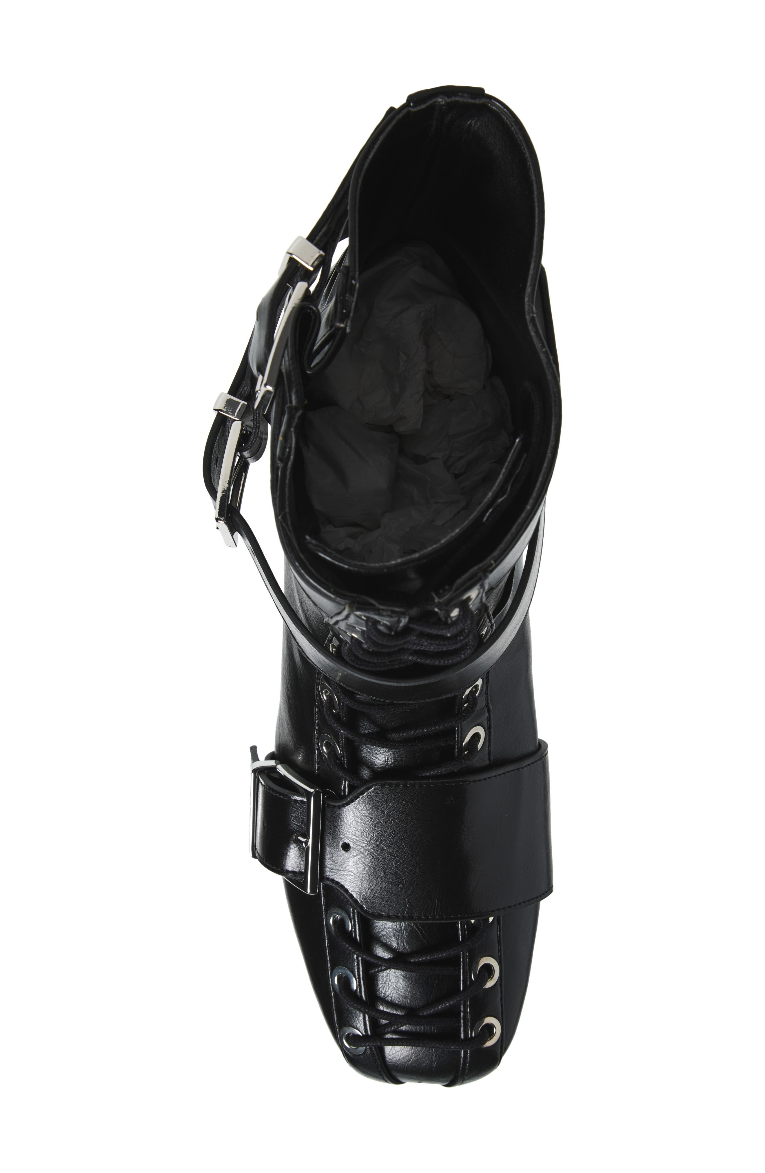 Ganni Lace-Up Boot in Black at Nordstrom - 5