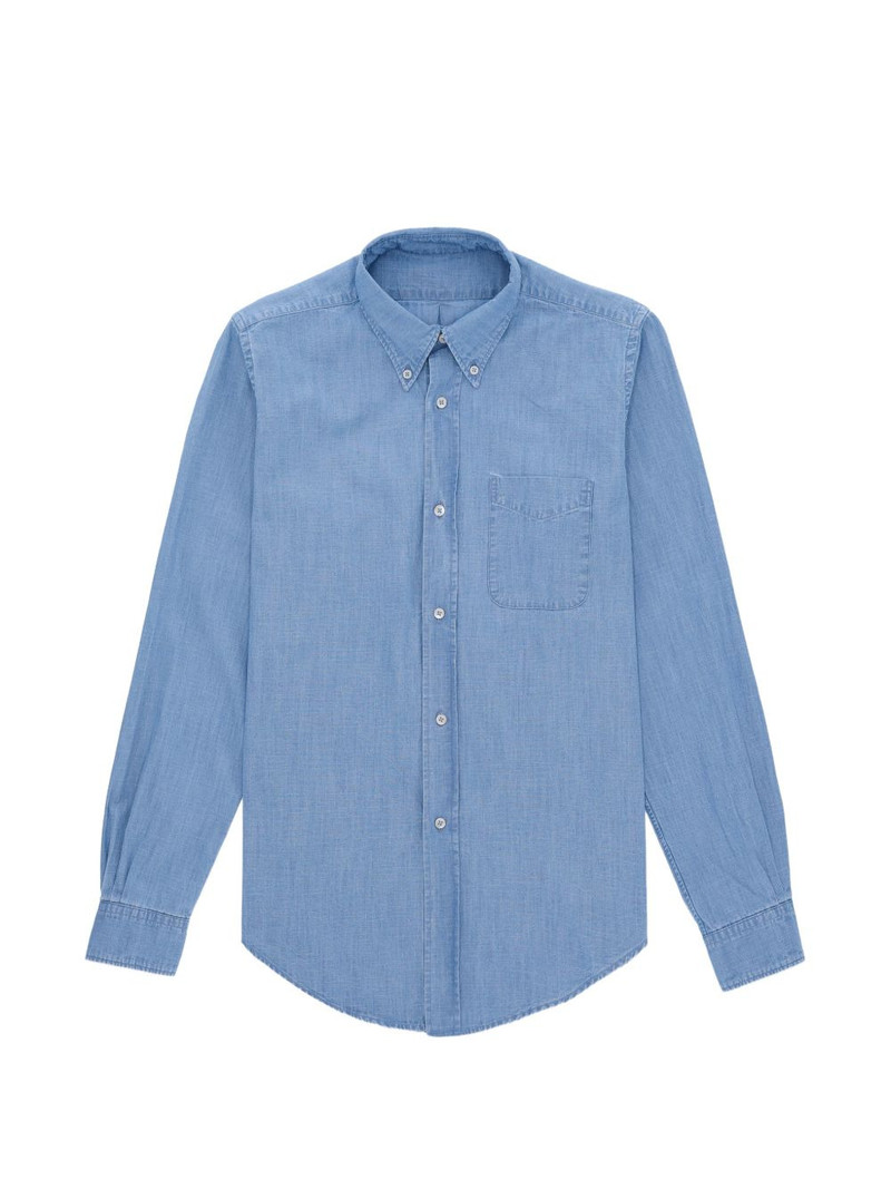 King chest-pocket chambray shirt 1