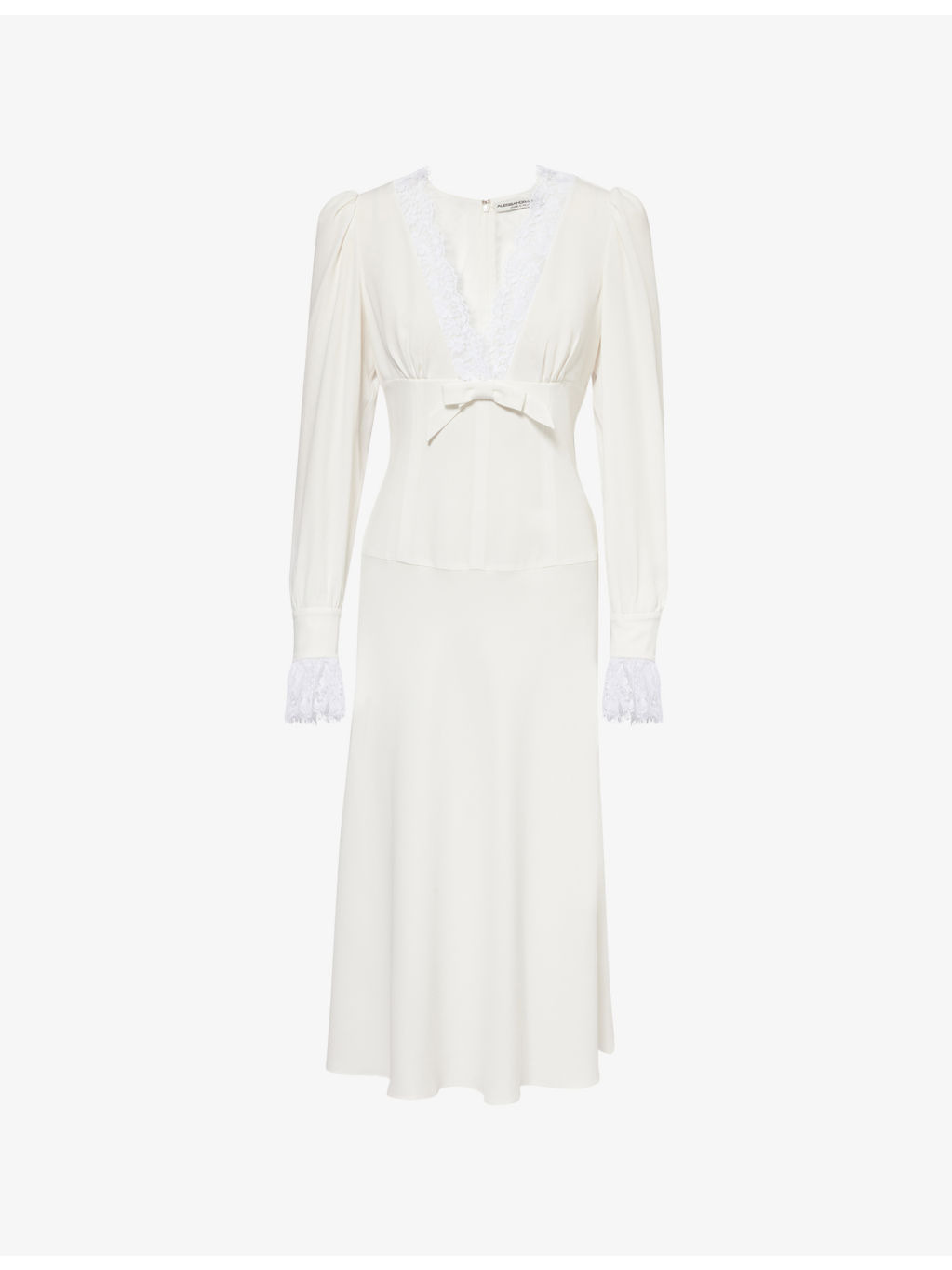 Envers Lace Woven Midi Dress - 1