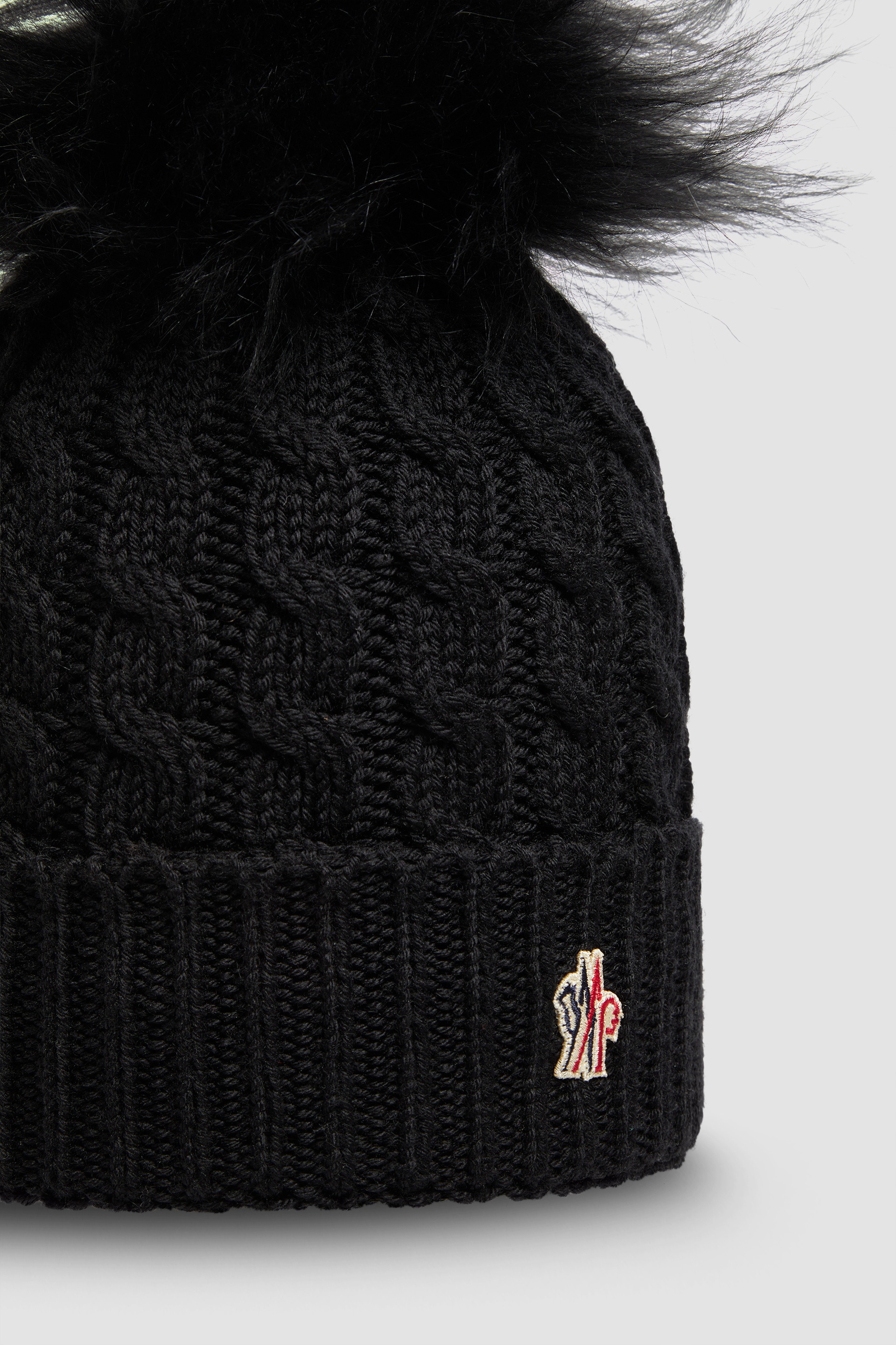 Moncler Grenoble Wool Beanie With Pom Pom | REVERSIBLE