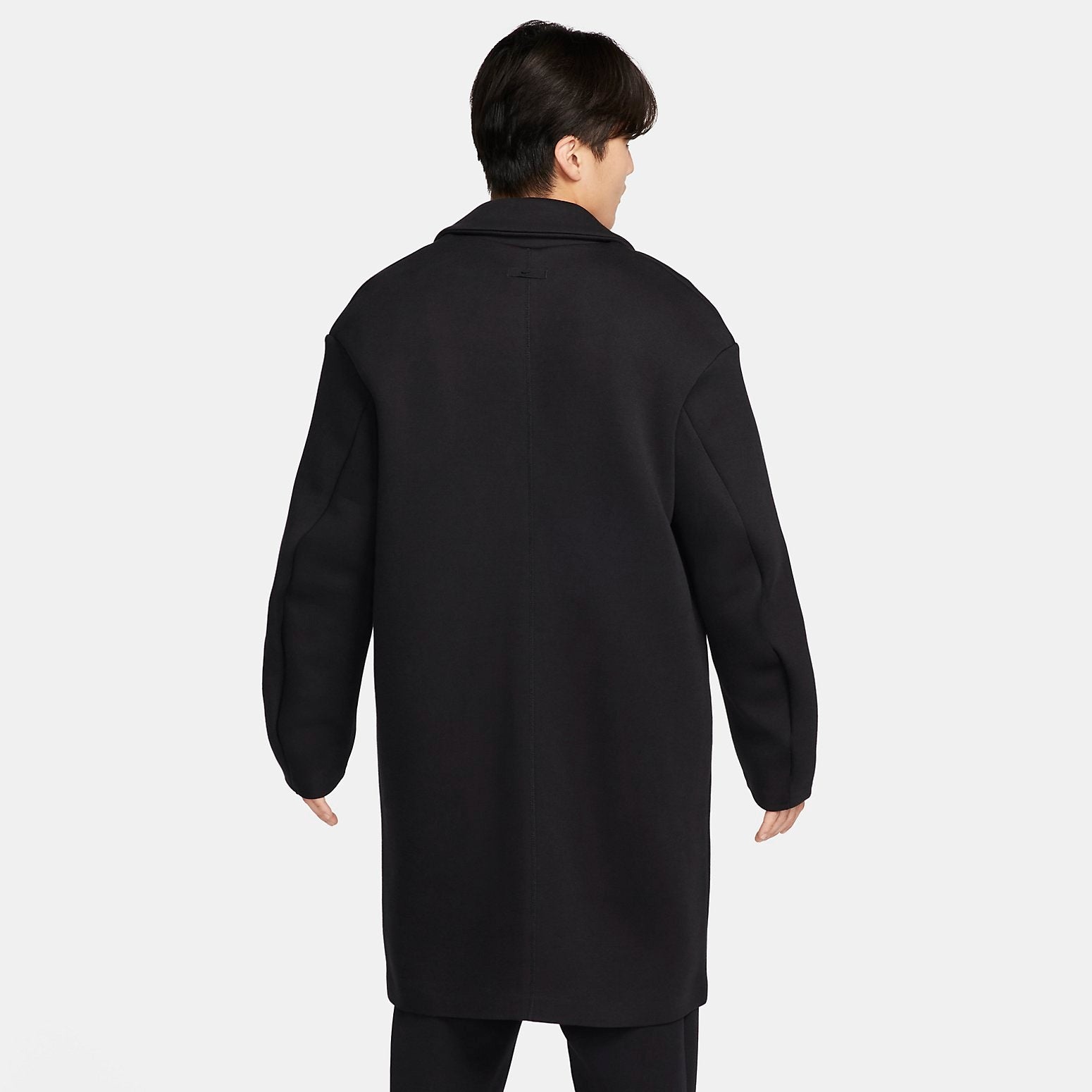 Nike Sportswear Tech Fleece Reimagined Loose Fit Trench Coat 'Black' FN0602-010 - 4