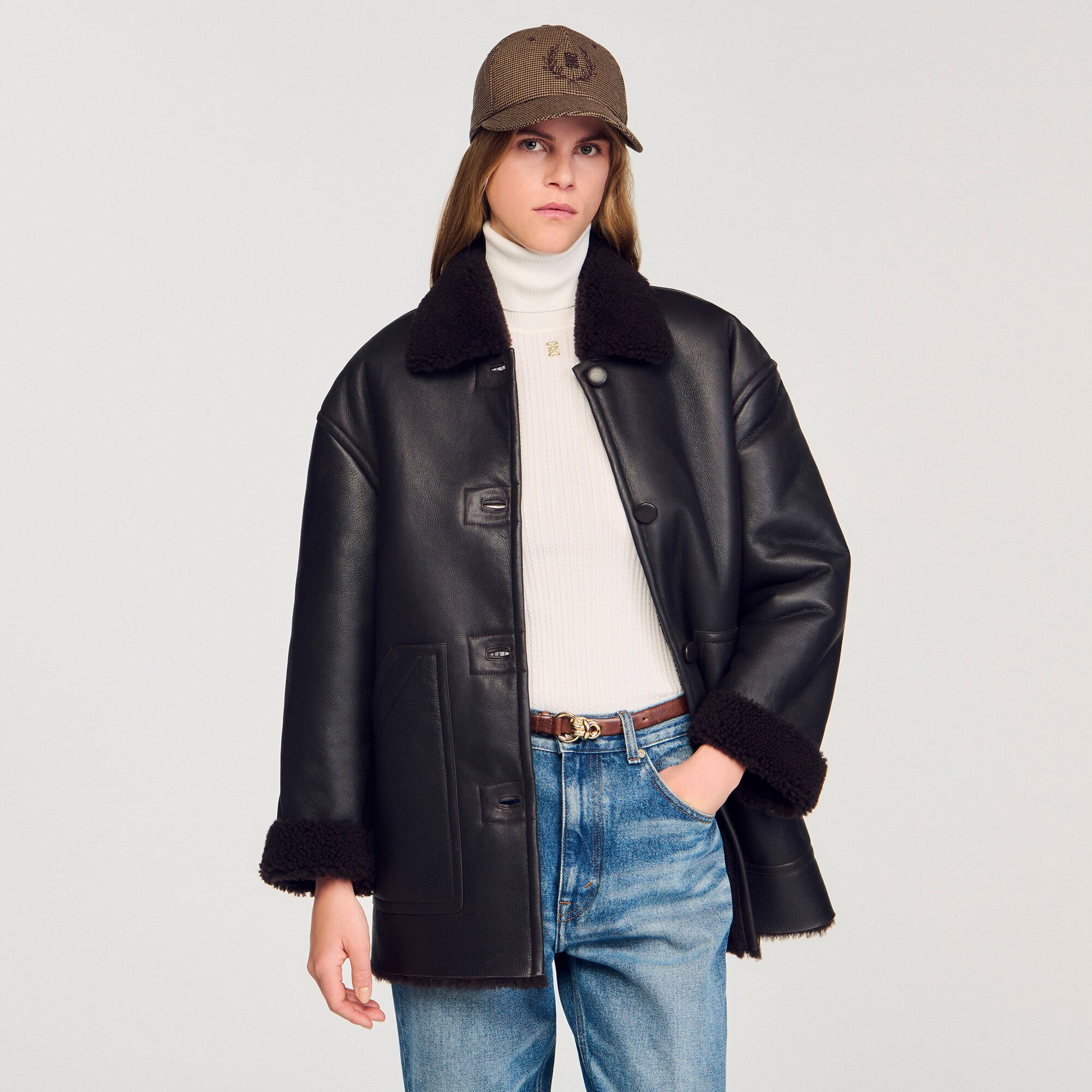 SHEARLING COAT - 4
