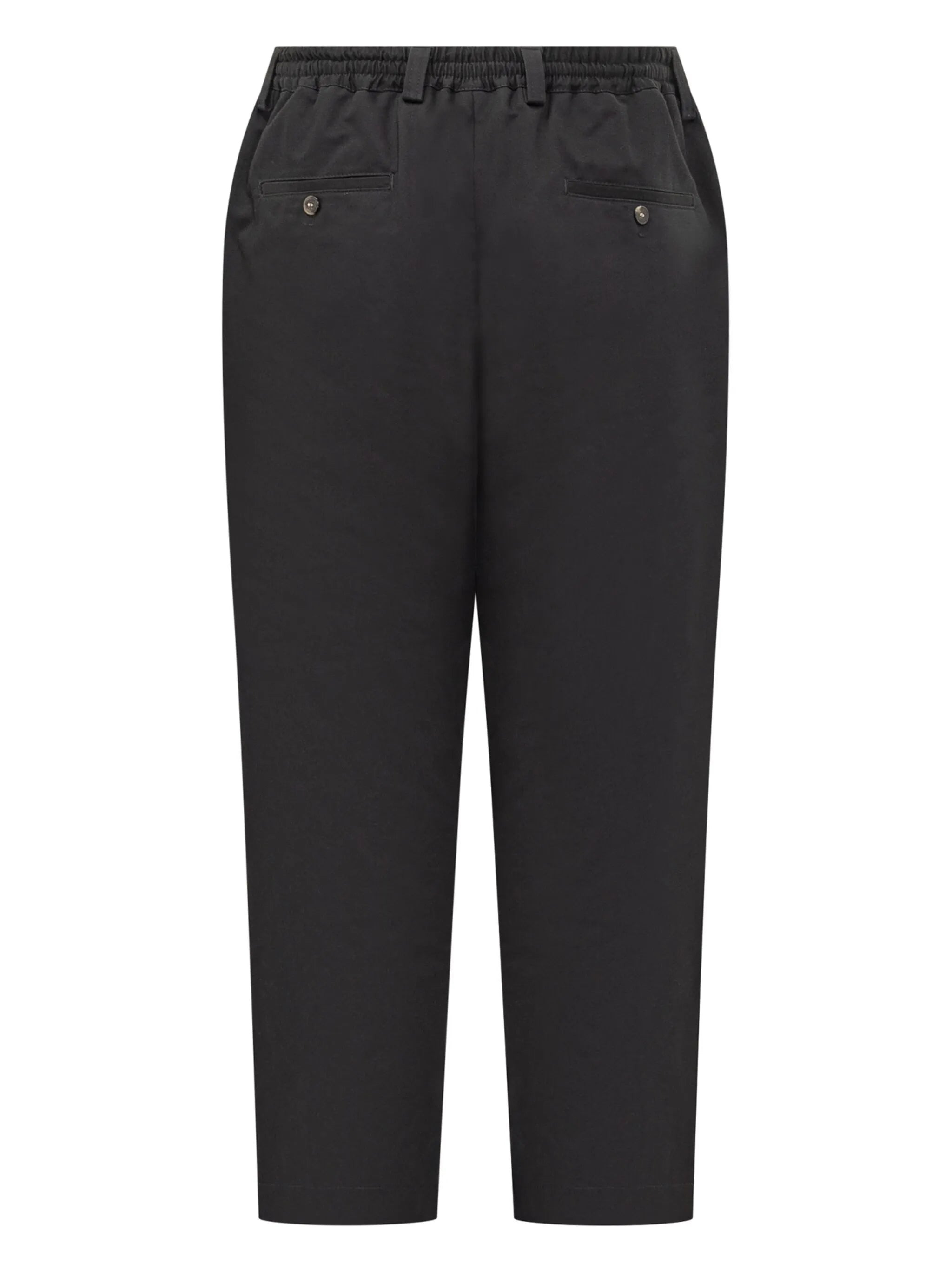 gabardine straight trousers - 3