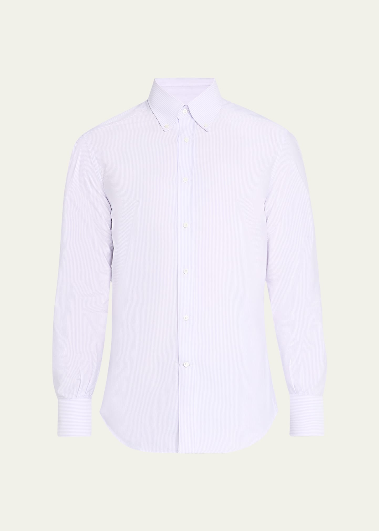 Men's Cotton Micro-Stripe Sport Shirt - 1