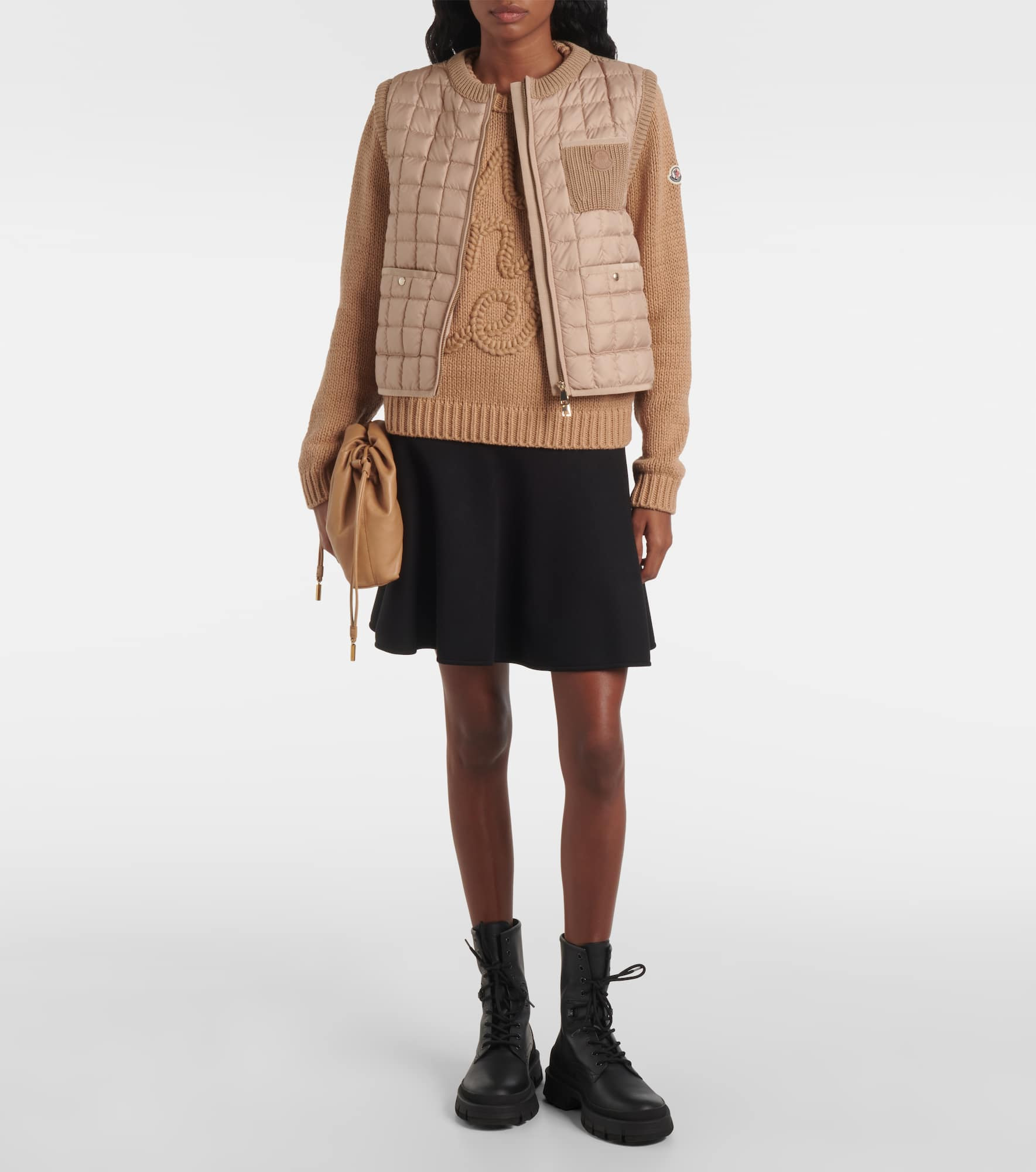 Cotton-blend down vest - 2