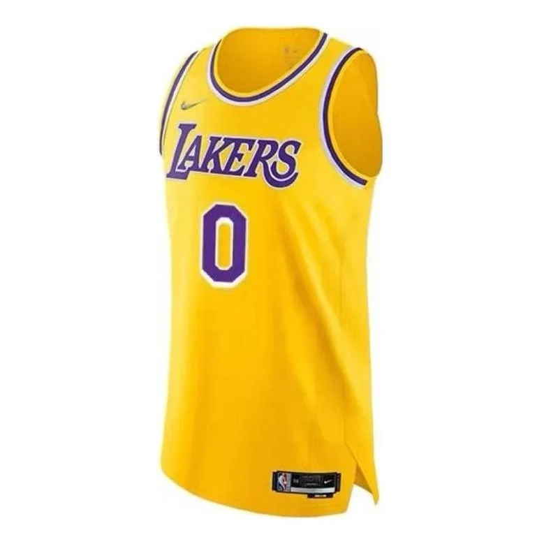 Nike x NBA LA LAKERS Russell Westbrook Jerseys 'Yellow' DB3365-728 - 1