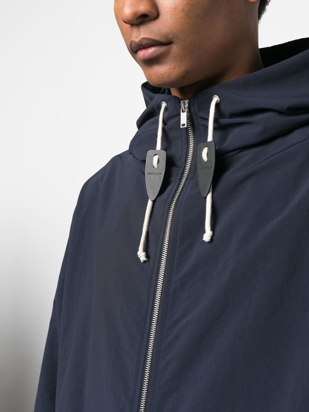 hooded zip-fastening jacket - 8