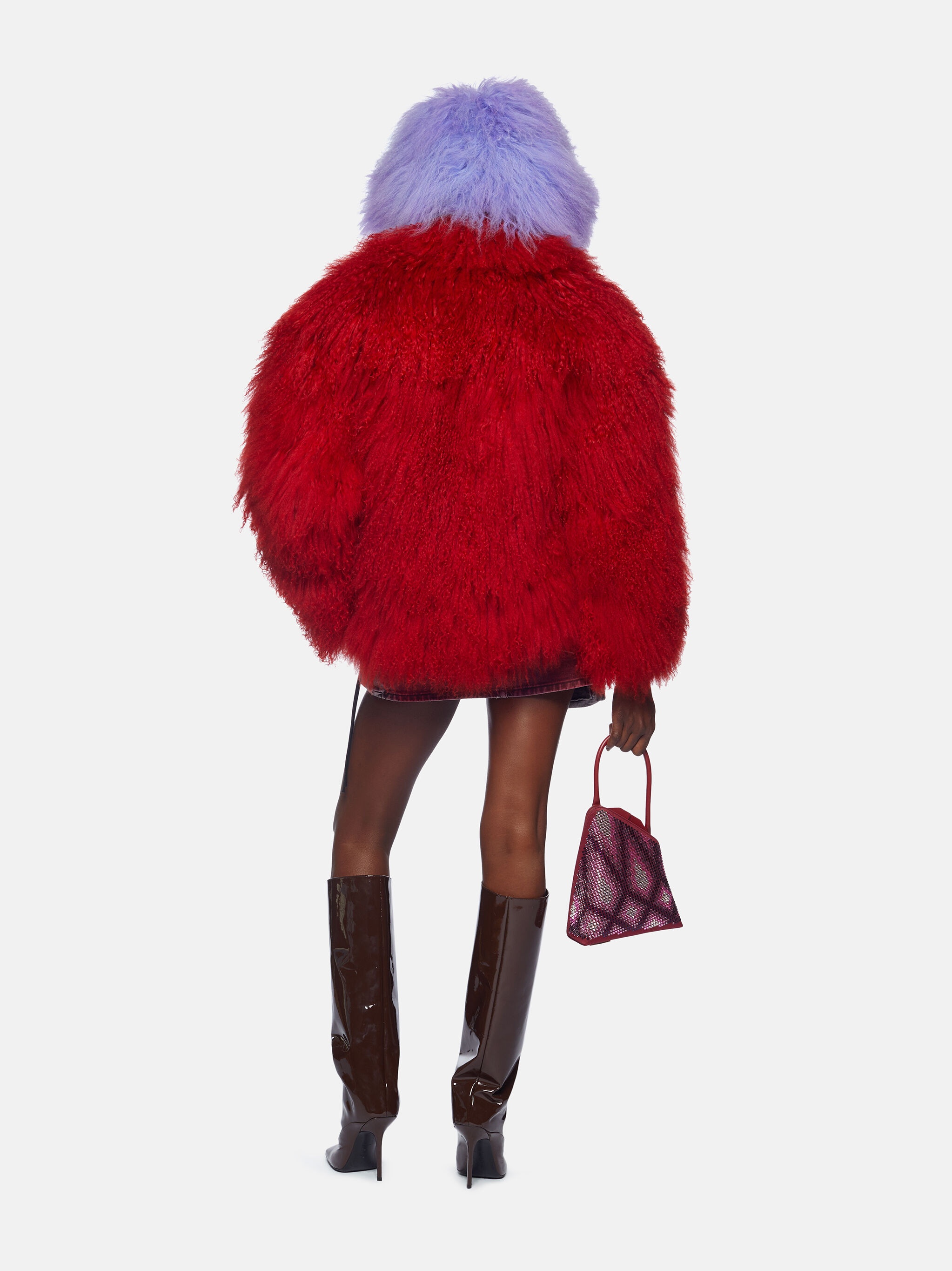 RED SHORT COAT - 3