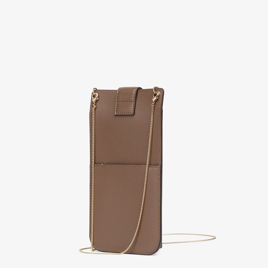 Brown leather pouch - 2