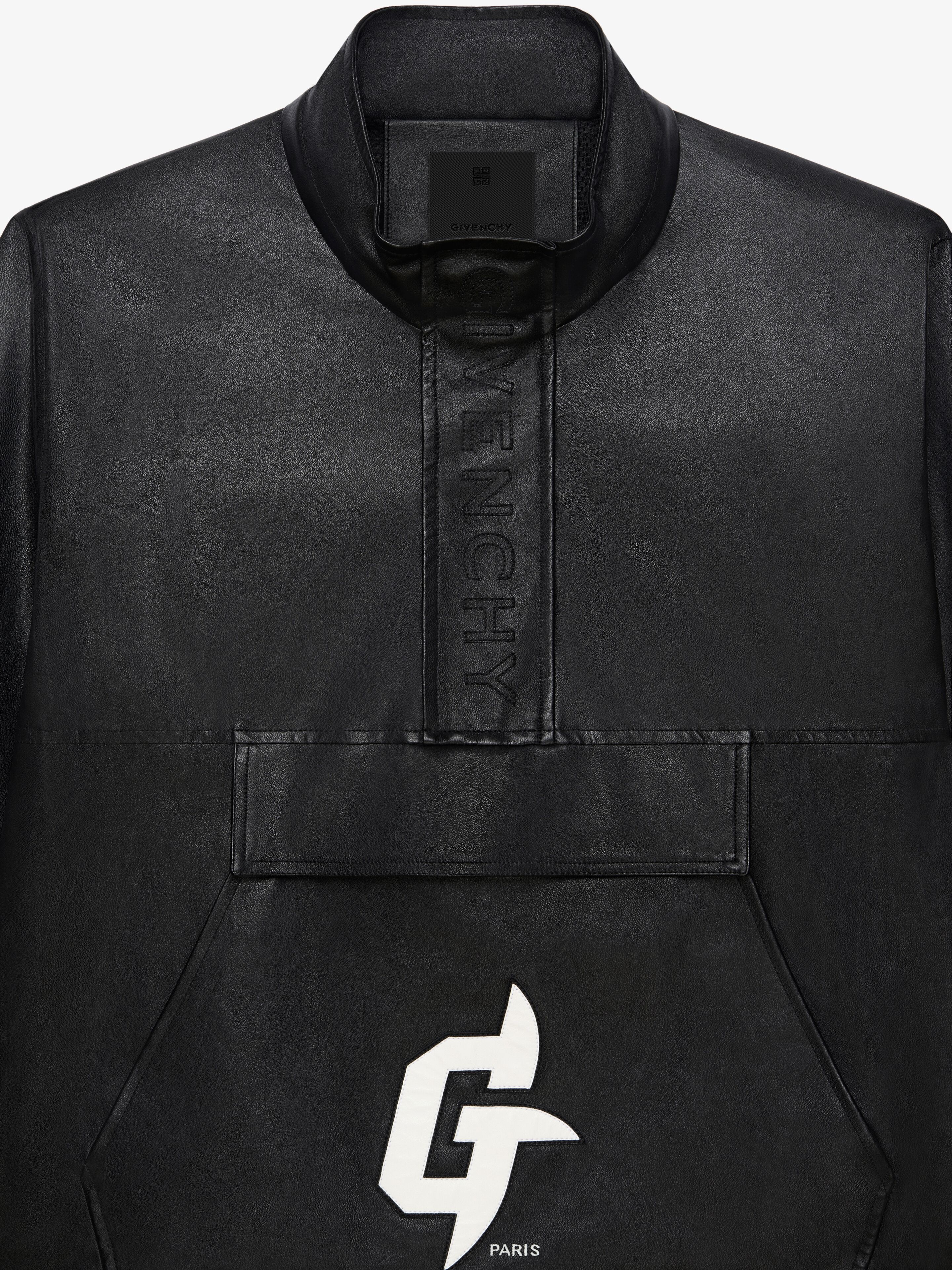 G RIDER WINDBREAKER IN LEATHER - 5