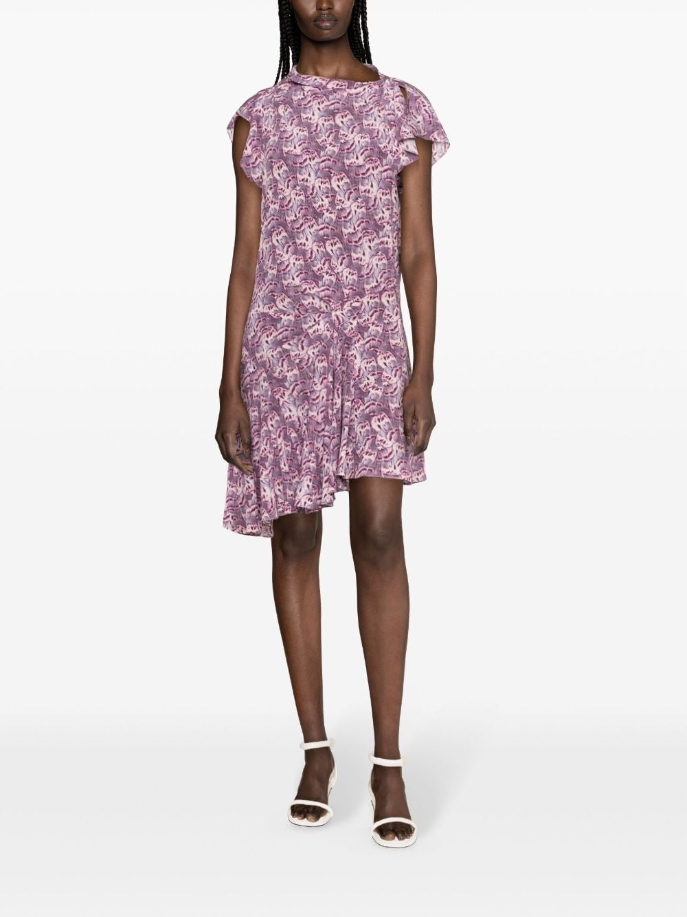 Viona floral-print midi dress - 2